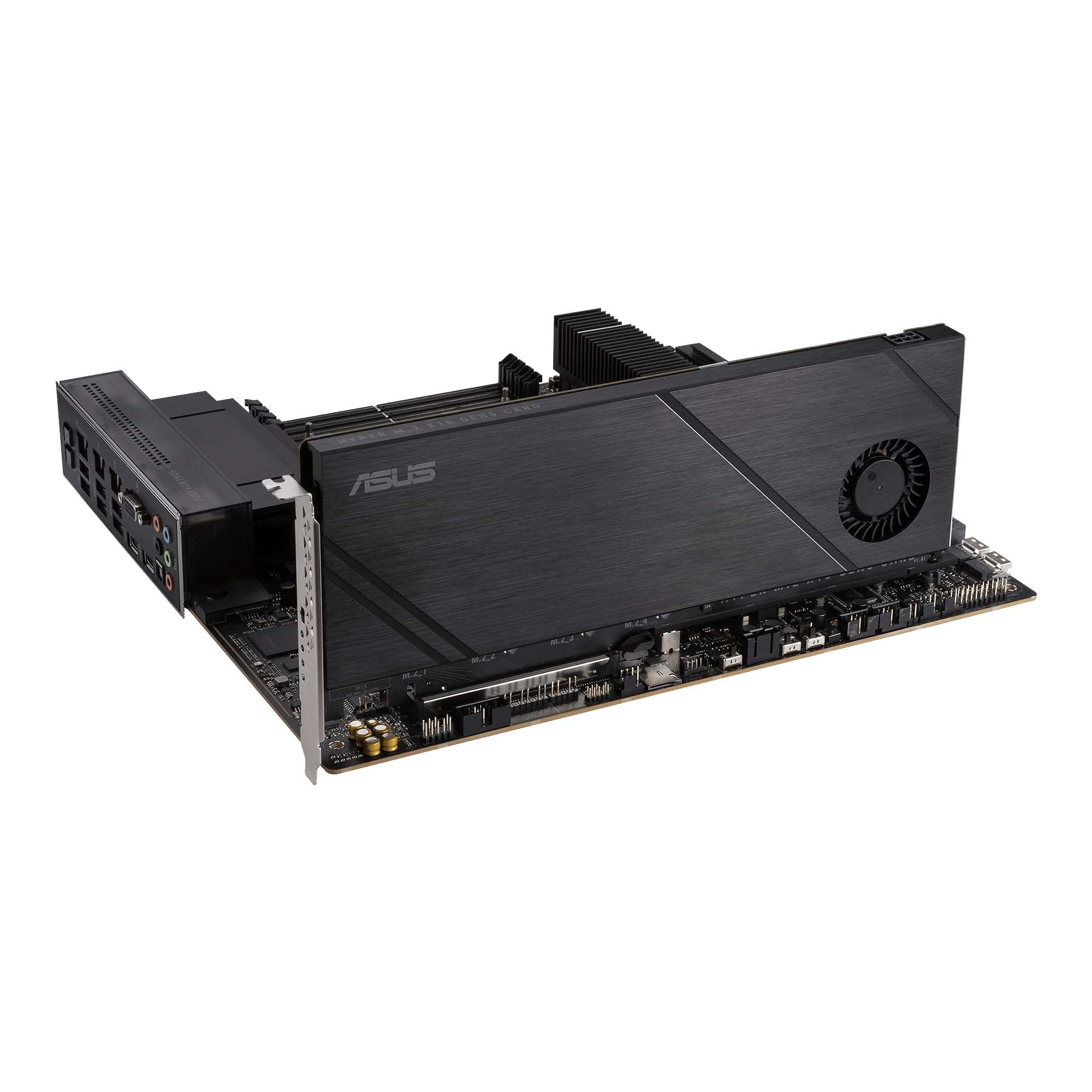 ASUS Hyper M.2 x16 Gen5 Card (PCIe 5.0/4.0) Supports Four NVMe M.2 (2242/2260/2280/22110) Devices up to 512 Gbps for AMD and Intel® Platform RAID Functions. - Image 6