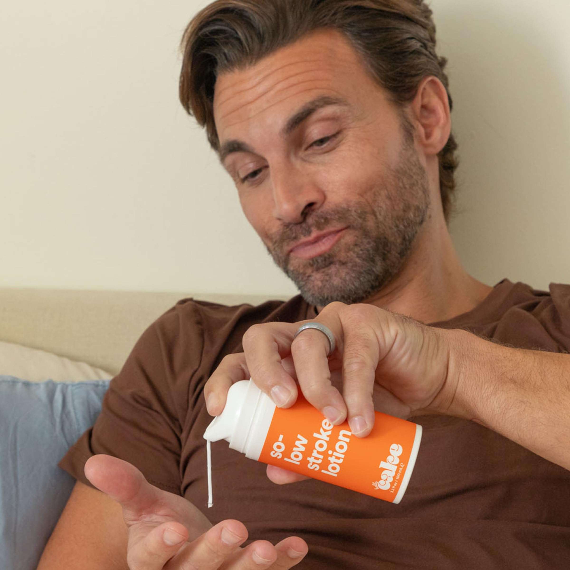 Hello Cake So-Low Stroker Lotion - Below the Belt Solo Cream for Men, Natural Moisturizing Ingredients Coconut Oil, Avocado Oil, Aloe Vera, 3.3 fl oz - Image 6