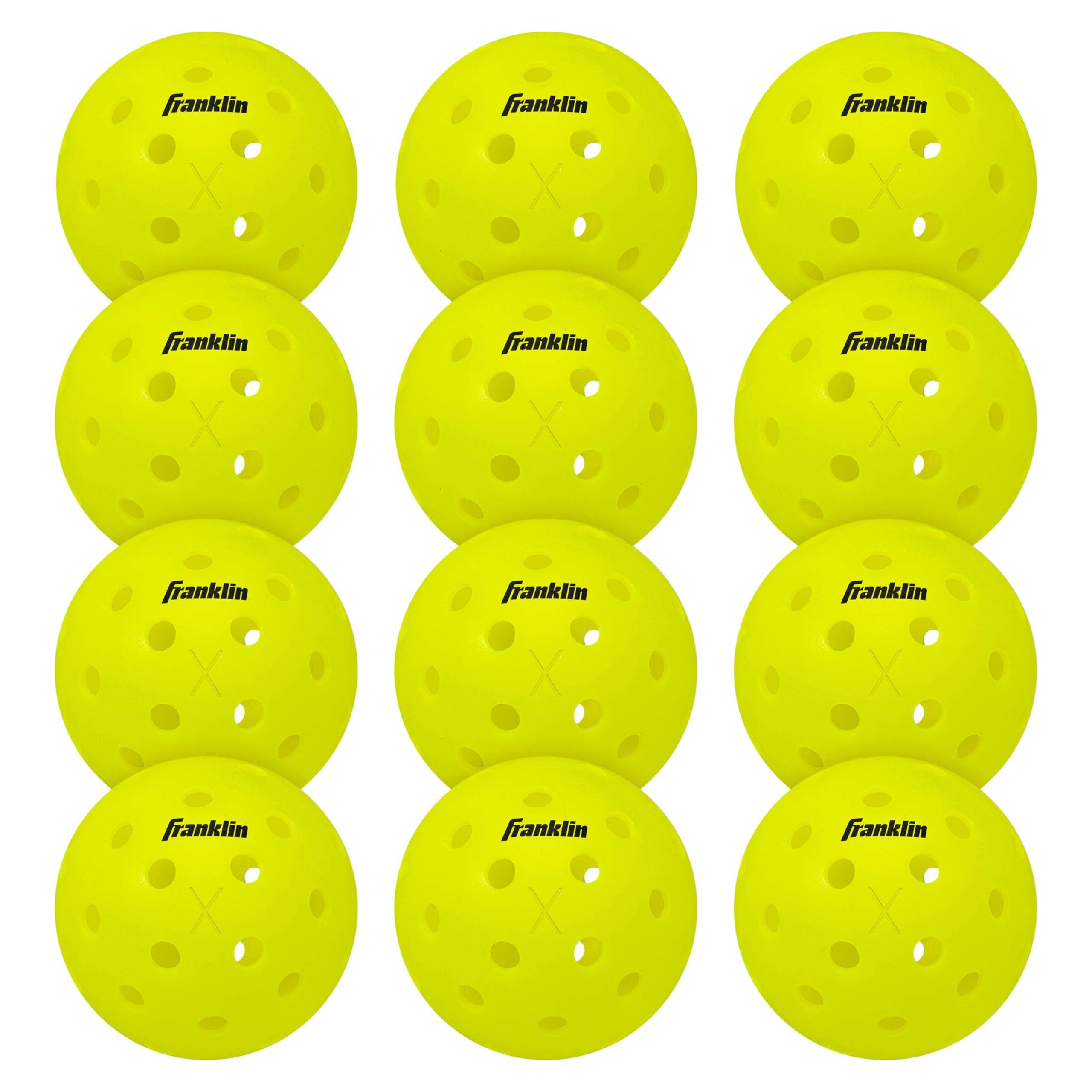 Franklin Sports X-40 Outdoor Pickleballs - Official Ball of USA Pickleball, APP Tour + US Open - Regulation Size - Image 1