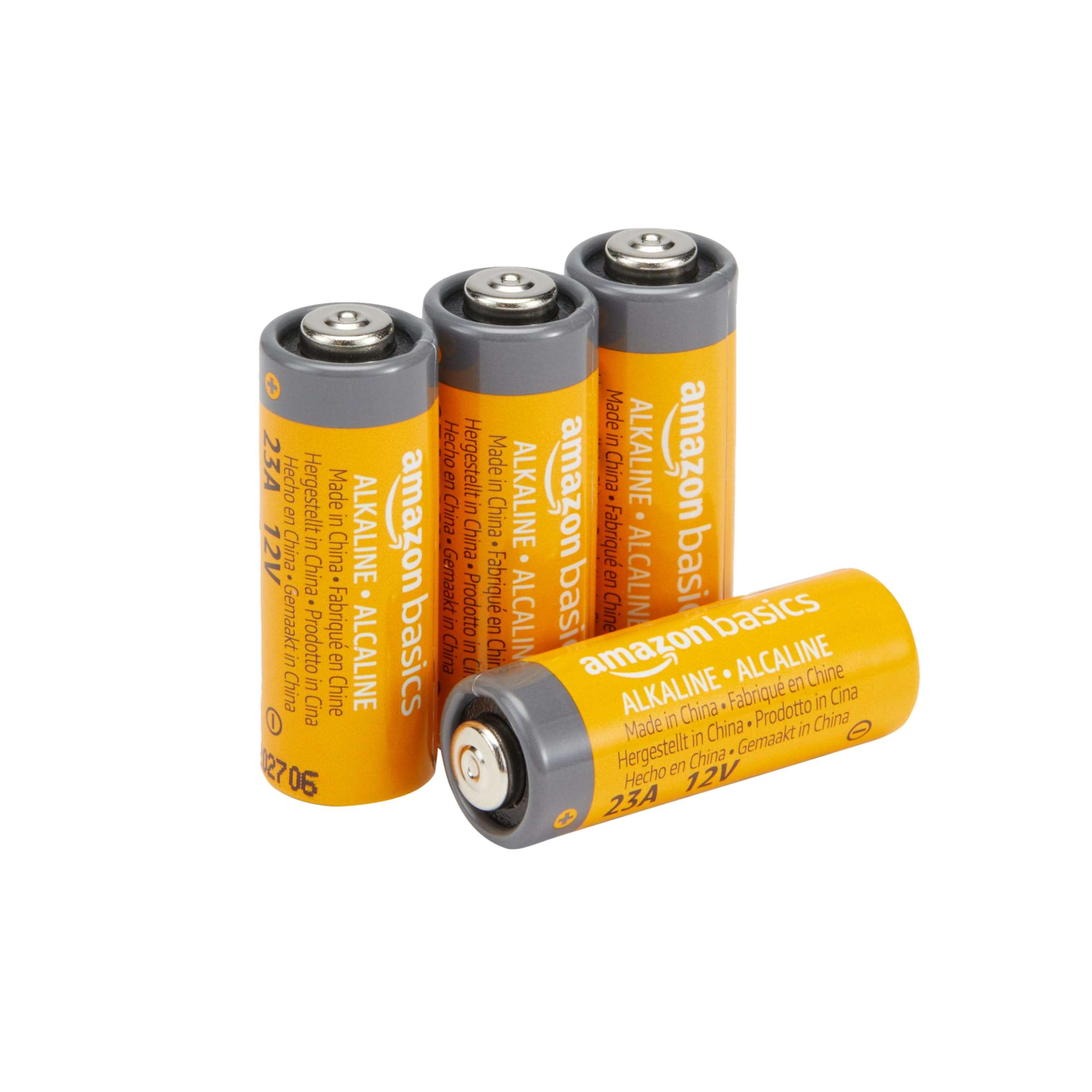 Amazon Basics 4-Pack 23A Alkaline Battery, 12 Volt, Long-Lasting Power - Image 1