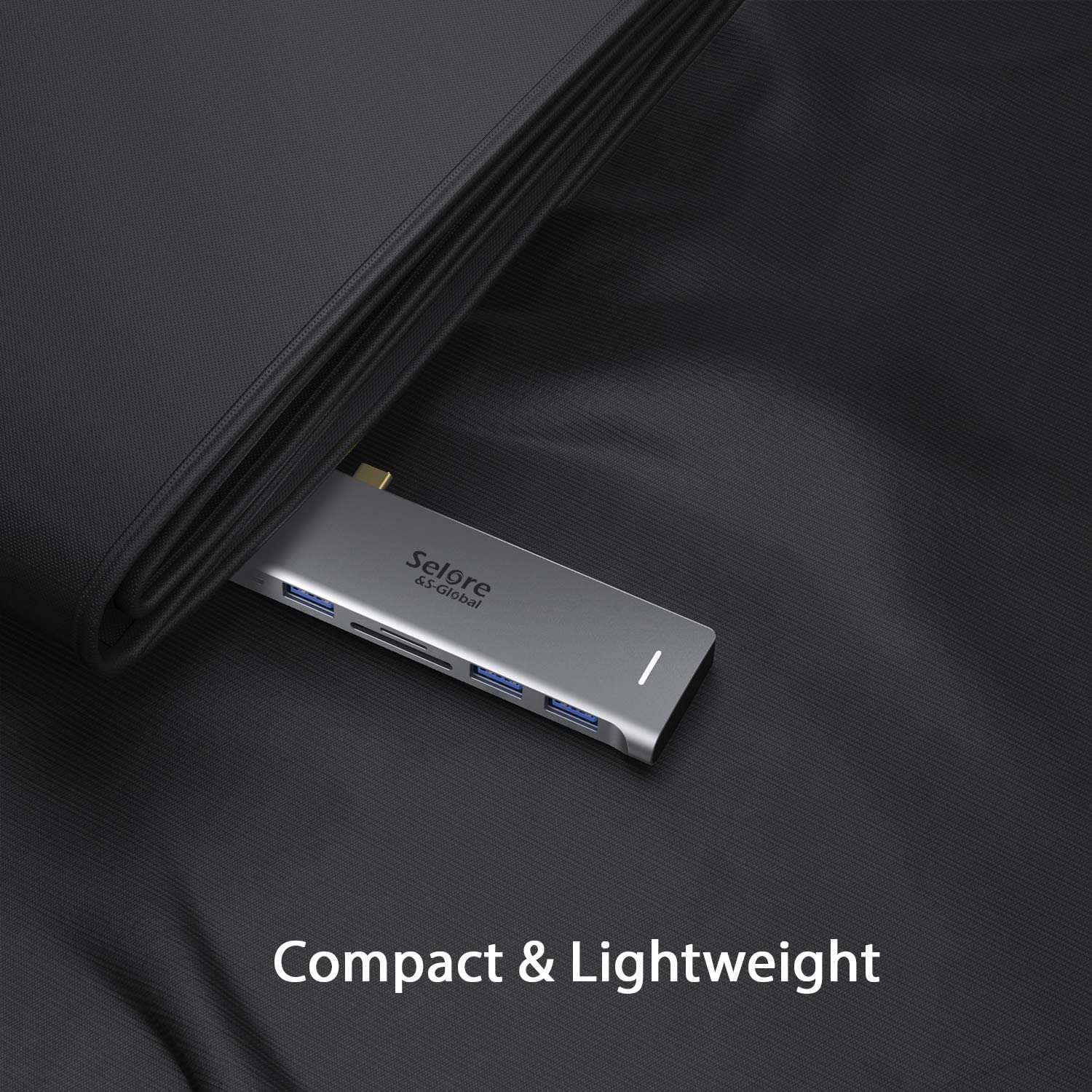 USB C Adapter for MacBook Pro/Air M1 M2 M3 2021 2020 2019 13" 15" 16", 6 in 1 USB-C Hub MacBook Pro Accessories with 3 USB 3.0 Ports,USB C to SD/TF Card Reader and 100W Thunderbolt 3 PD Port - Image 8