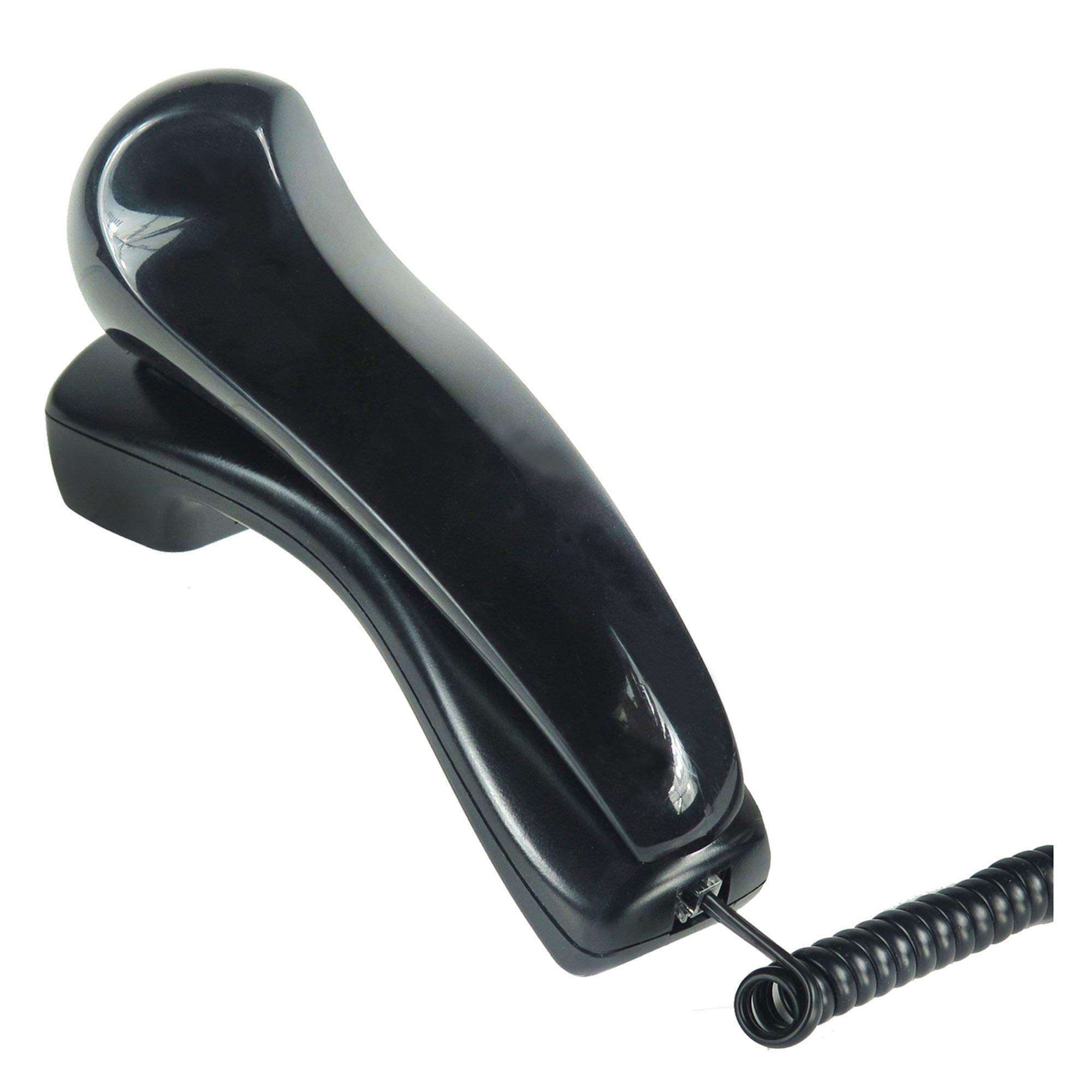 Softalk Antibacterial Black Phone Shoulder Rest | Landline Telephone Accessory (00101M) - Image 8