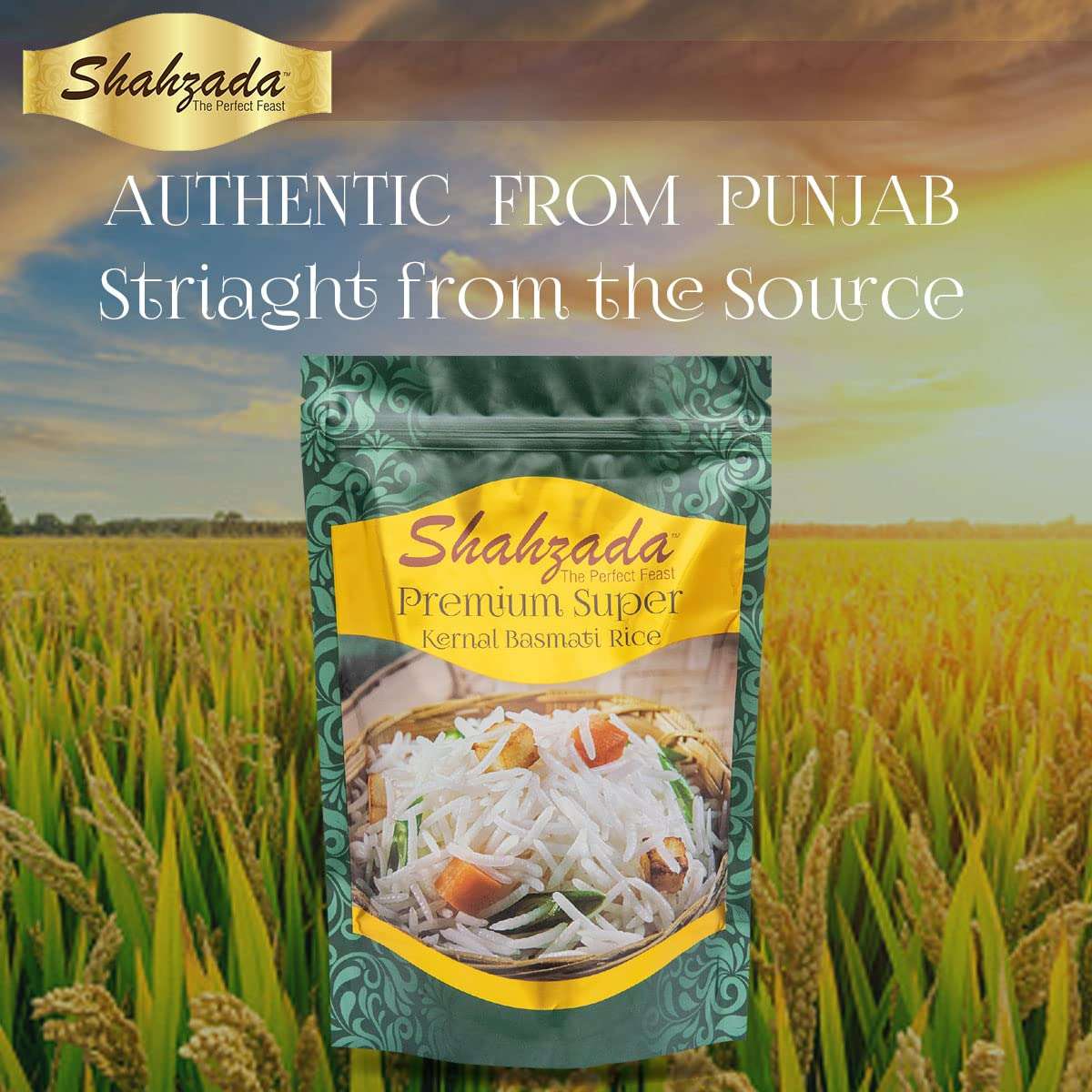 Shahzada Premium Super Kernal Basmati Rice (02 Lbs.) Aromatic Basmati, AGED, Flavorful, Slender |Non-Sticky Grain for Delicious Dining Experience, Non-GMO, Vegan, Gluten Free, Soy Free, No Cholesterol, Resealable Zip-Lock Bag | 02 Pound Packing - Image 6