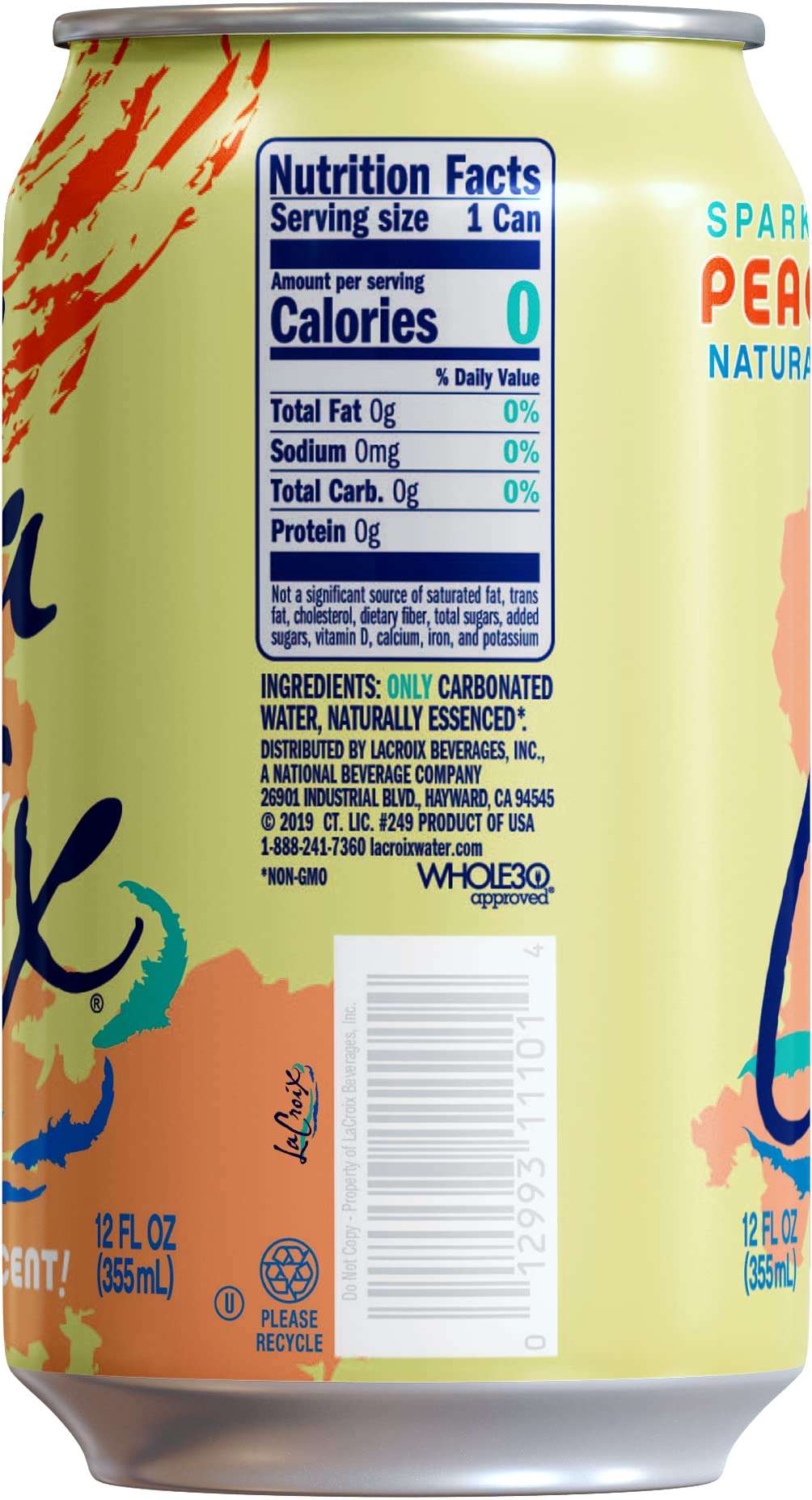 LaCroix Sparkling Water, Peach-Pear, 12 Fl Oz (pack of 12) - Image 2