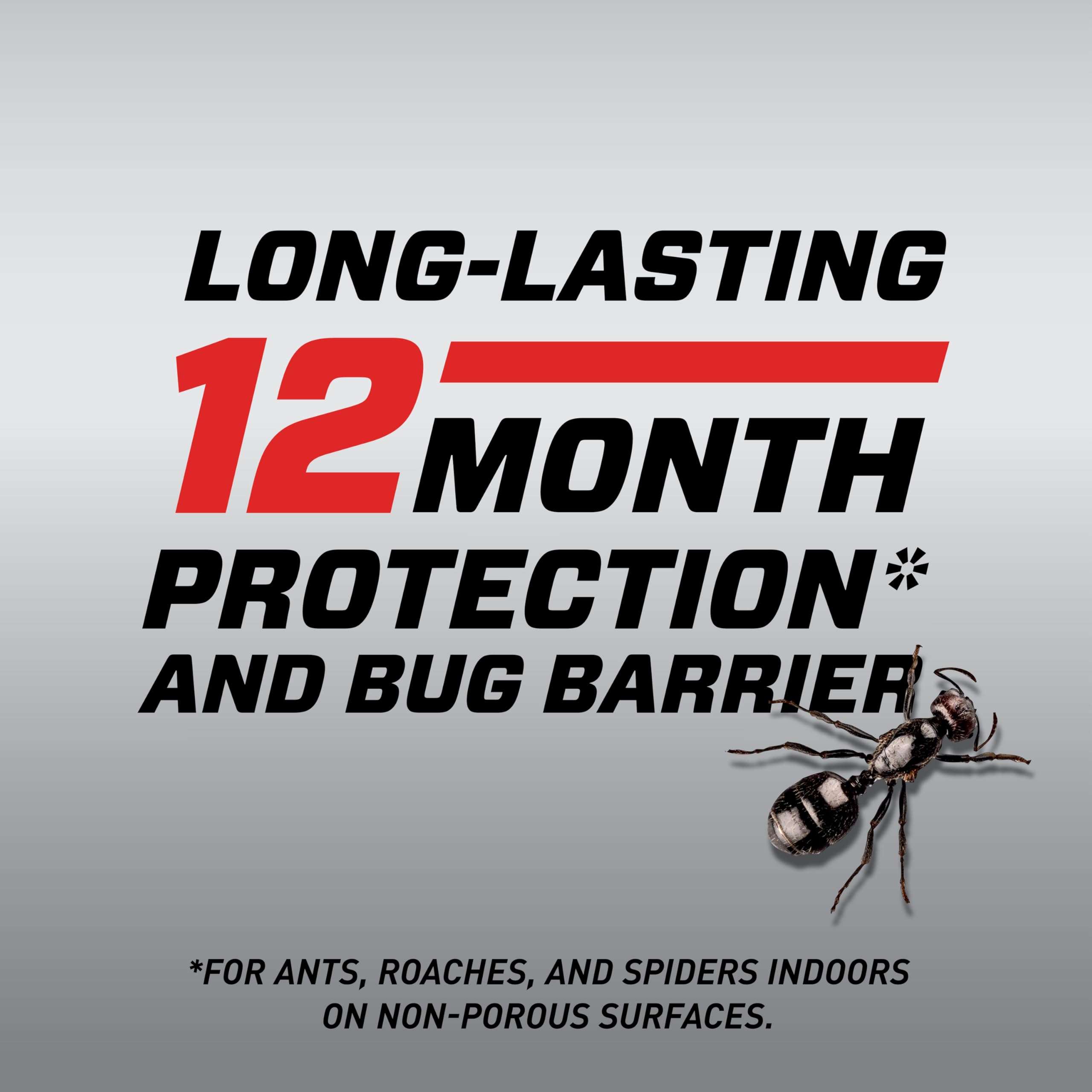 Ortho Home Defense Max Indoor Insect Barrier with Extended Reach Comfort Wand, Kills Ants, Roaches, Spiders, Fleas and Ticks, 1 gal. - Image 5
