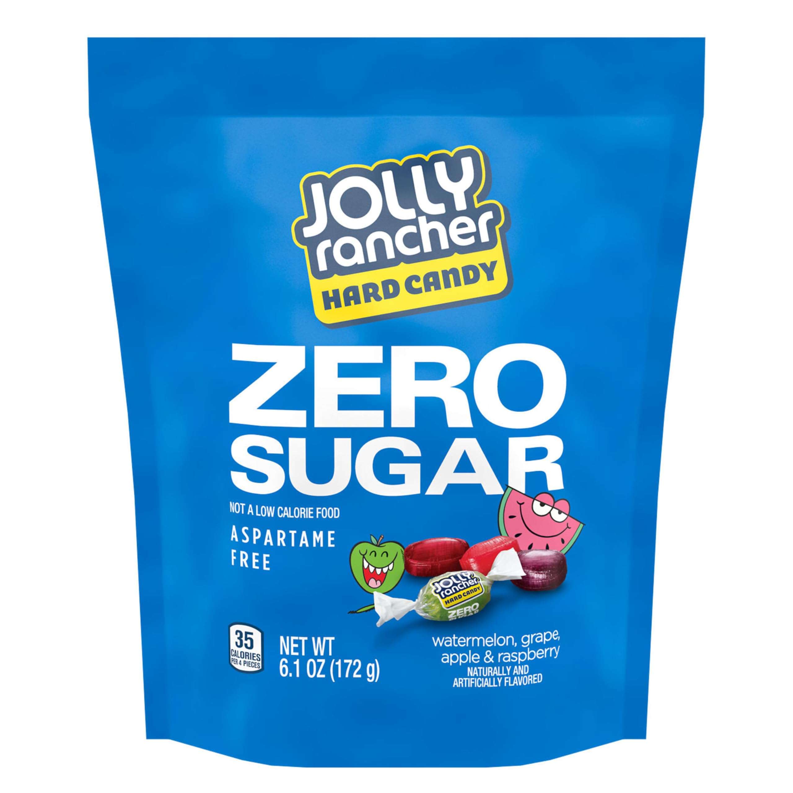 JOLLY RANCHER Zero Sugar Assorted Fruit Flavored Hard Candy Bag, 6.1 oz - Image 3