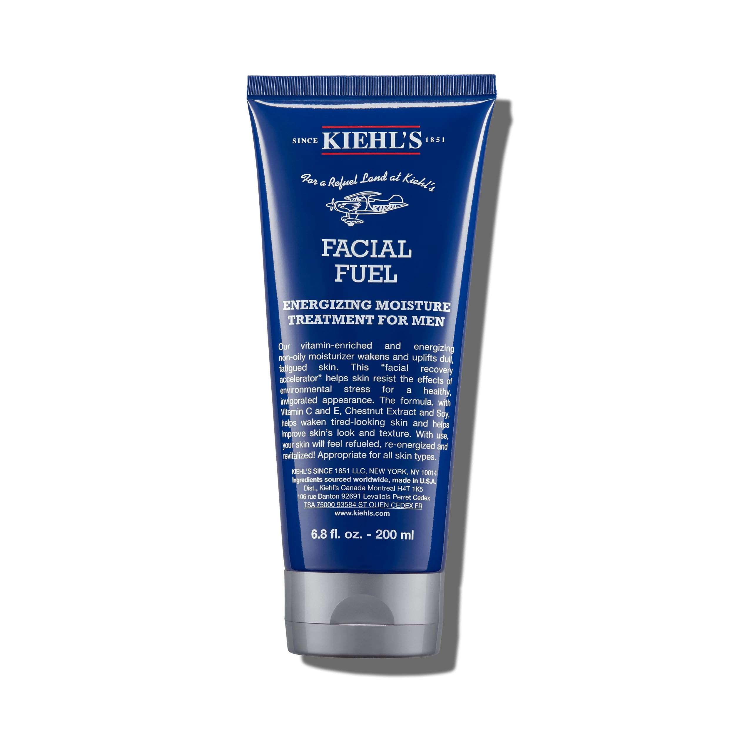 Kiehl's Facial Fuel Moisturizer, Men's Face Cream, with Vitamin C and Caffeine that Contain Antioxidants to Help Energize and Reduce Dullness, Non-Greasy, Paraben-free, Sulfate-free - Image 1