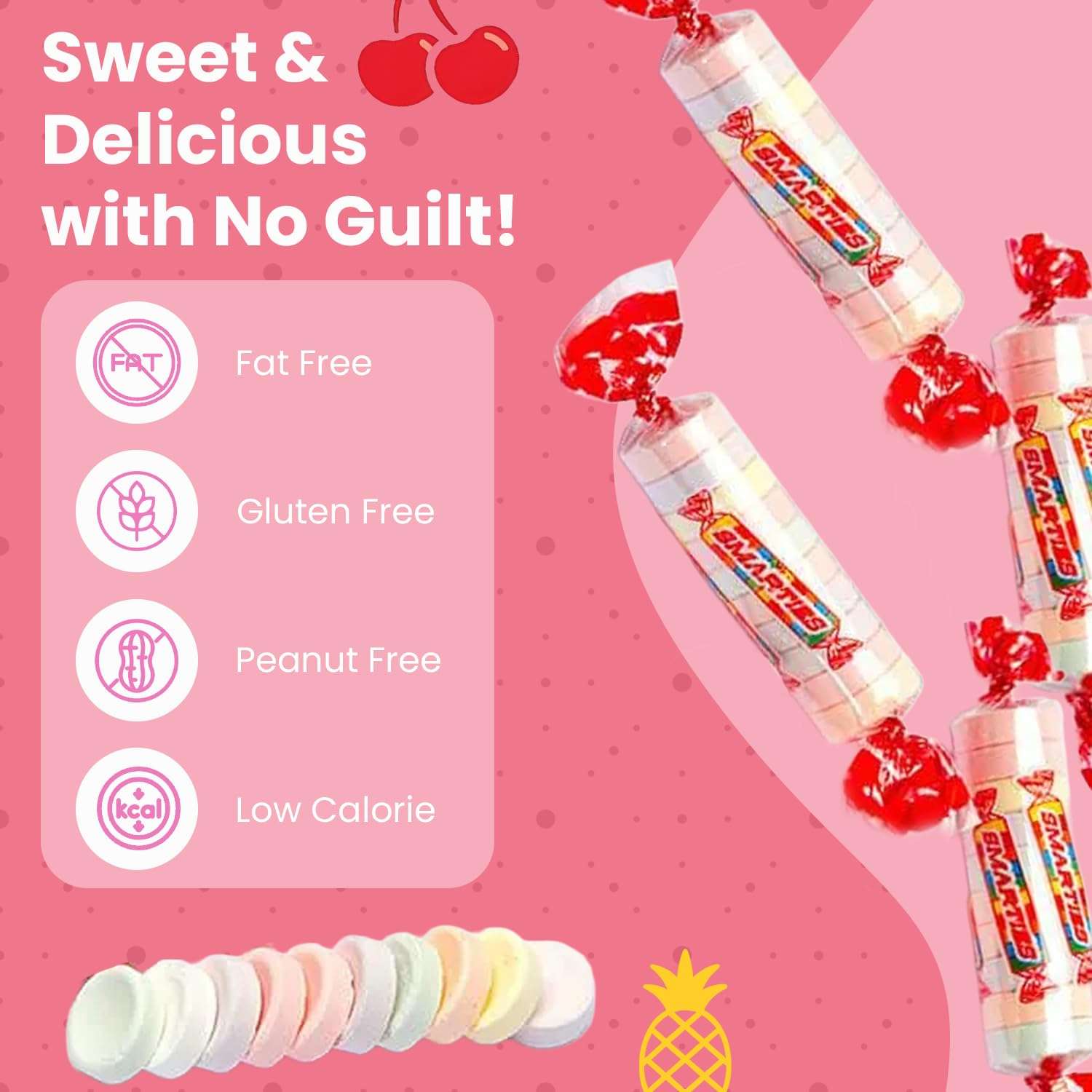 Smarties Candy Mini Rolls - Gluten & Vegan Free - Classic Sweetness From Family Owned Company Since 1949, Peanut & Dairy Free - Individually Wrapped Bulk Halloween Candy- 28oz (Pack of 2) - Image 2