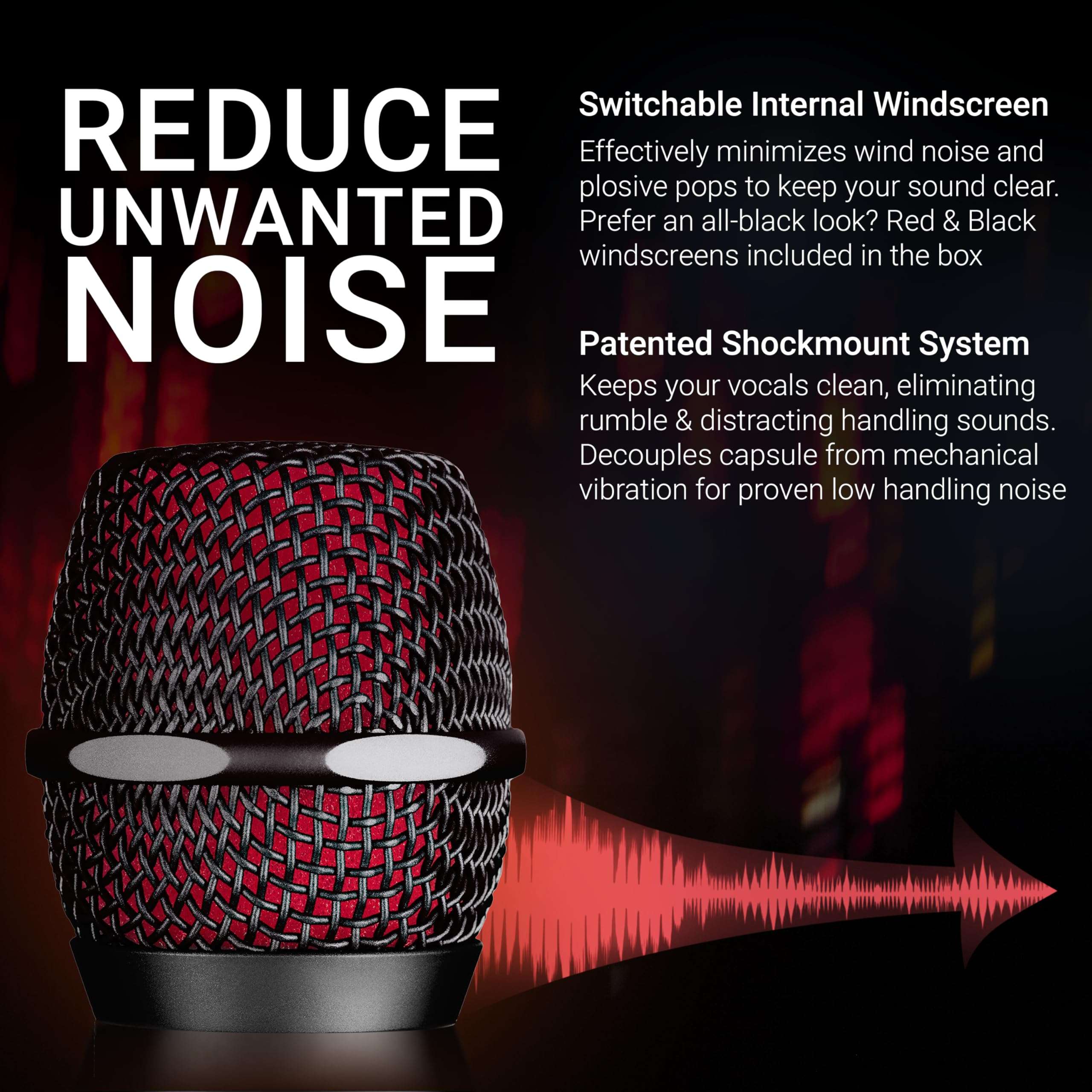 SE ELECTRONICS V7 Dynamic Microphone for Singing, Speech & Studio Recording - XLR Handheld Professional Microphone with Supercardioid Aluminum Voice Coil for Huge Gain Before Feedback - Grey - Image 7