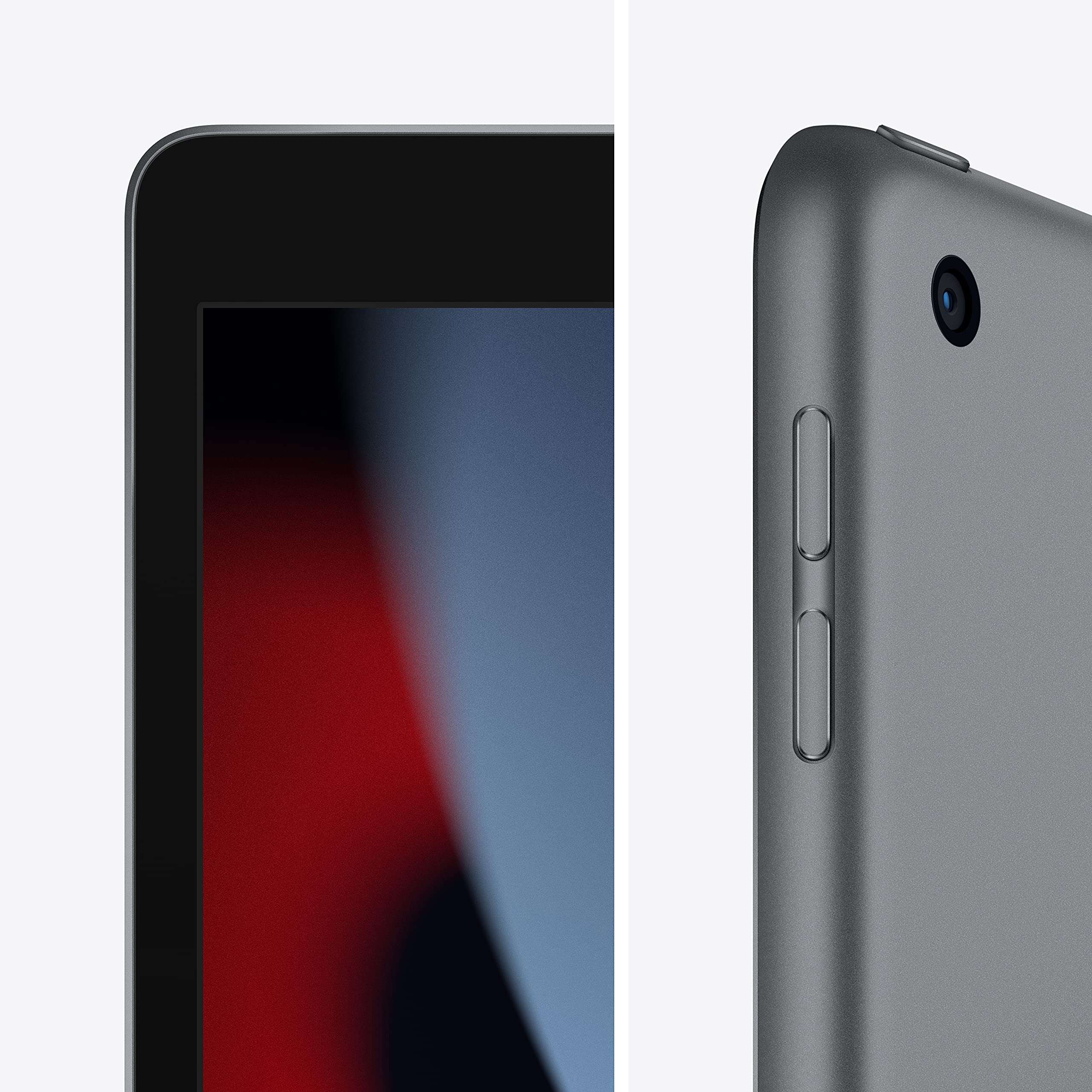 Apple iPad (9th Generation): with A13 Bionic chip, 10.2-inch Retina Display, 256GB, Wi-Fi, 12MP front/8MP Back Camera, Touch ID, All-Day Battery Life – Space Gray - Image 3