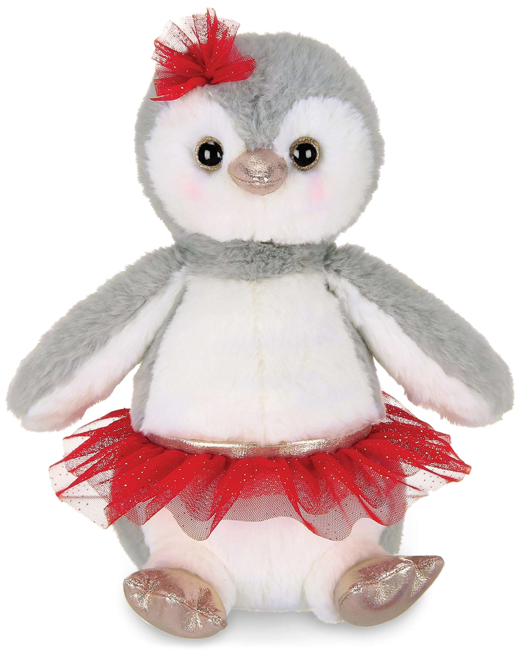 Bearington Collection Ballerina Stuffed Animal - Ballet Doll - Dance Recital Gifts for Girls - Penguin Snowbell - 11" - Image 1