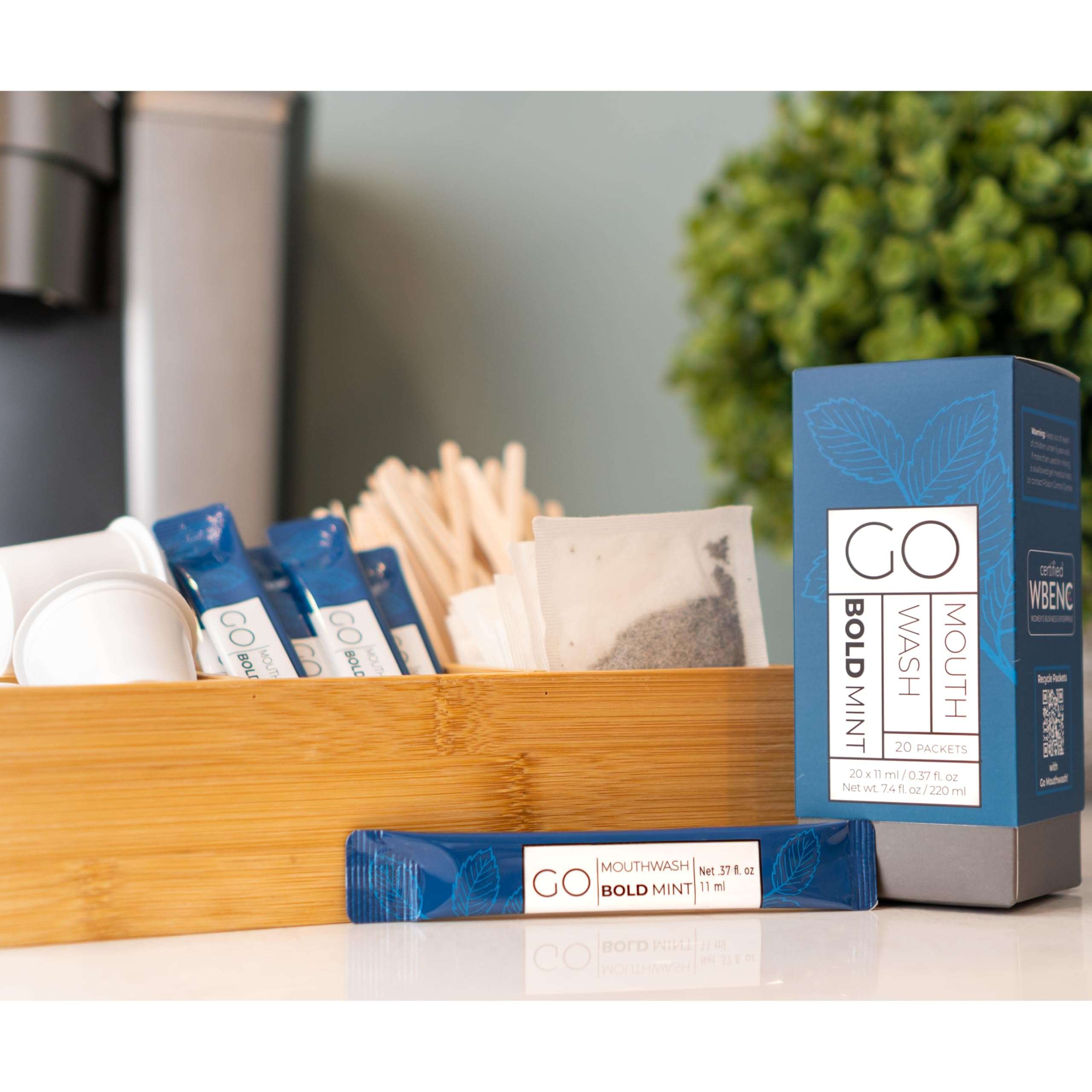 Bold Mint GO Travel Size Mouthwash Packets - Bulk Individual Mini Mouthwash Packets - Perfect Travel Size Toiletries for Guest Bathrooms - Alternative to Breath Strips and Spray, Alcohol and Dye Free - Image 5