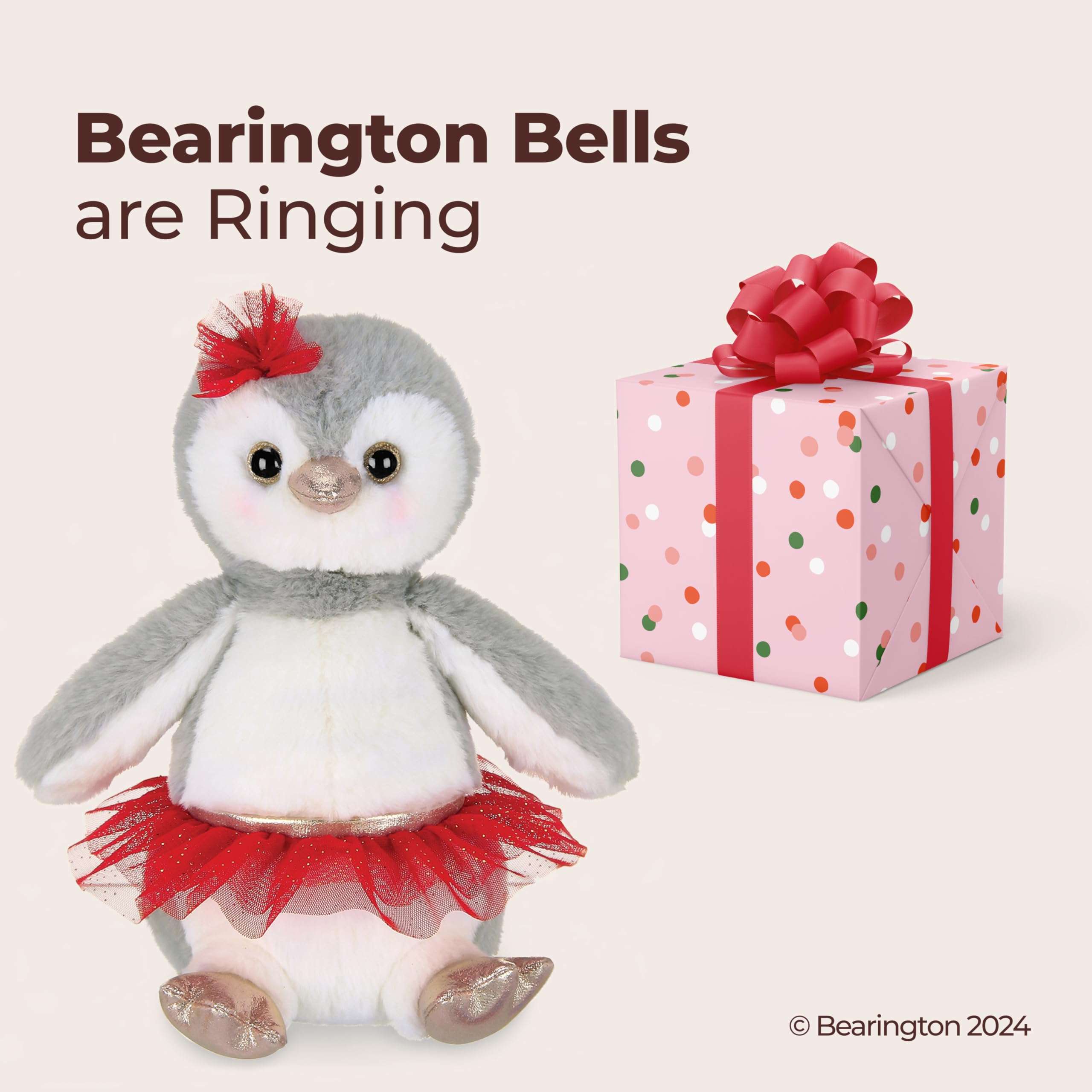 Bearington Collection Ballerina Stuffed Animal - Ballet Doll - Dance Recital Gifts for Girls - Penguin Snowbell - 11" - Image 5