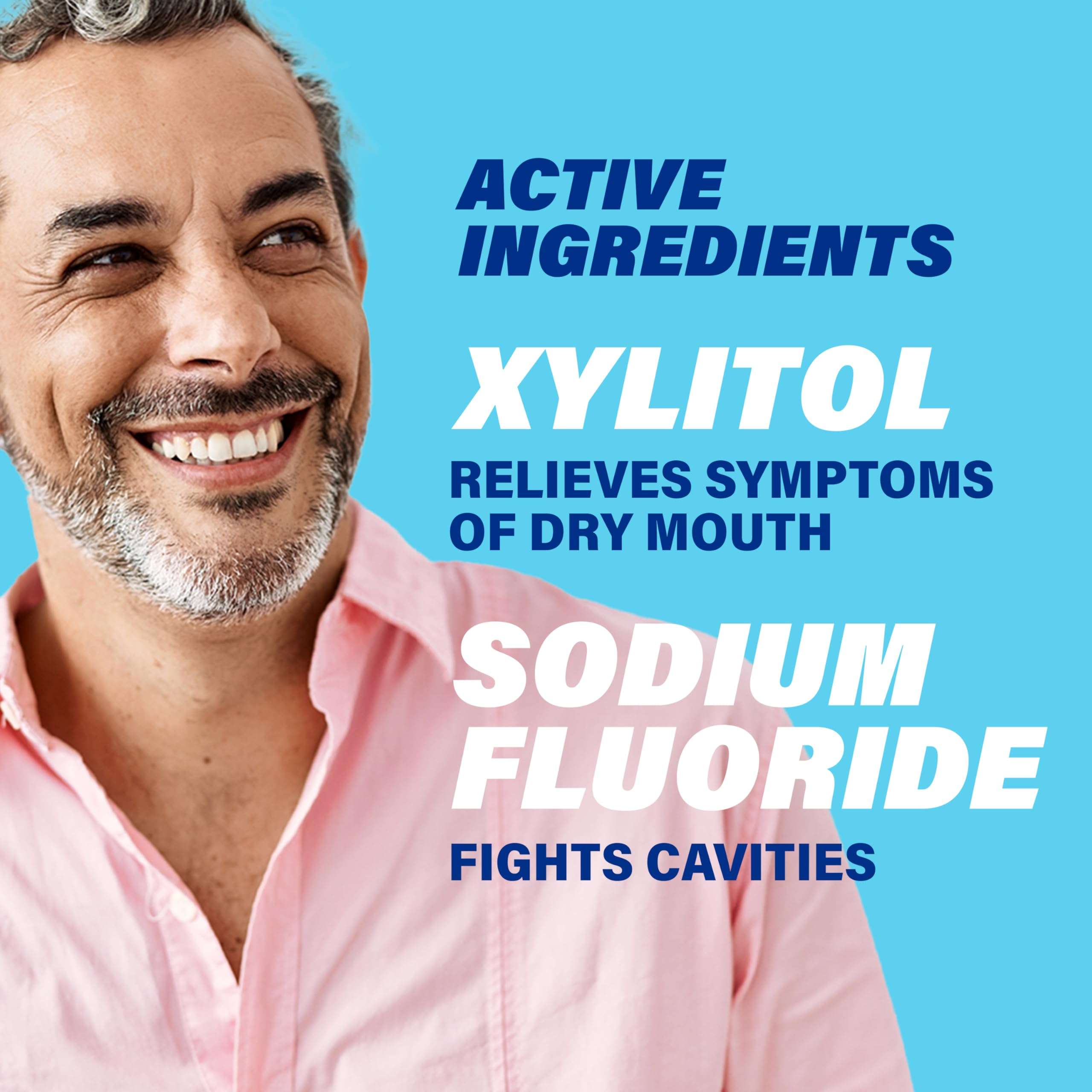 ACT Dry Mouth Anticavity Zero Alcohol Fluoride Mouthwash, Soothing Mint, 33.8 fl. oz. - Image 5