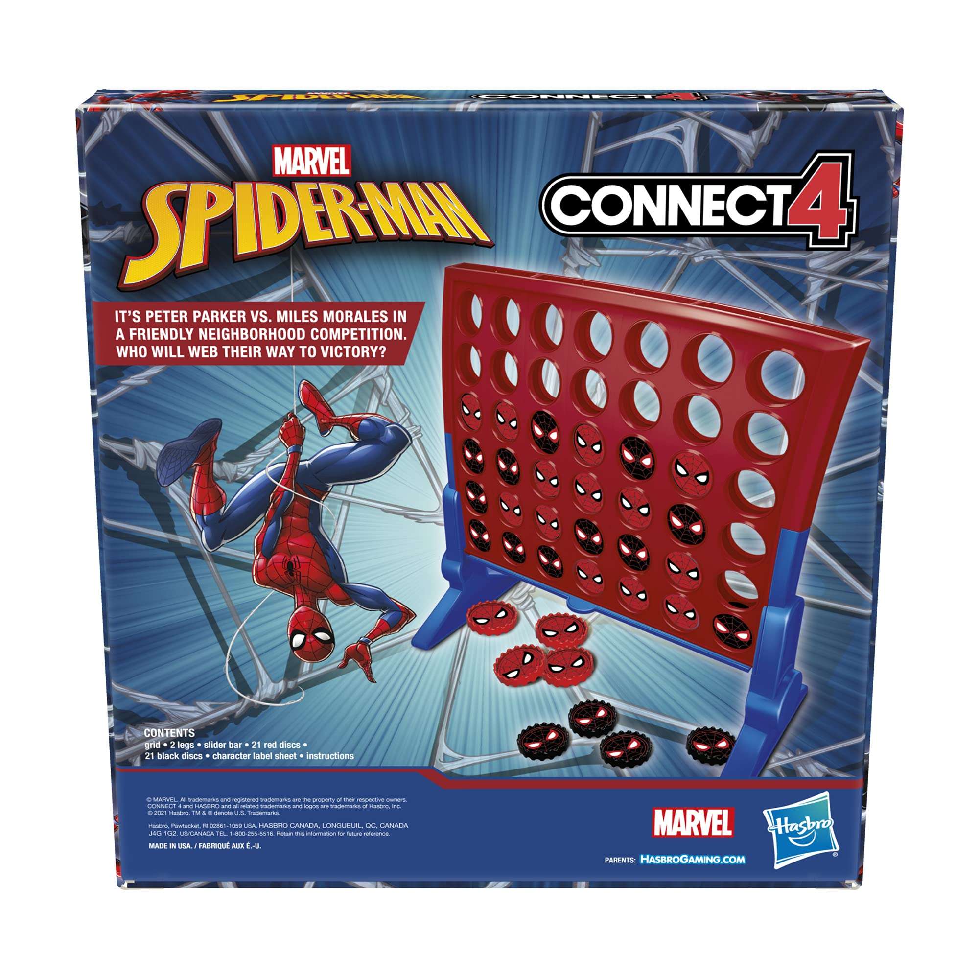 Hasbro Gaming Connect 4 Marvel Spider-Man Edition, Strategy Board Game for 2 Players, Ages 6 and Up (Amazon Exclusive) - Image 3