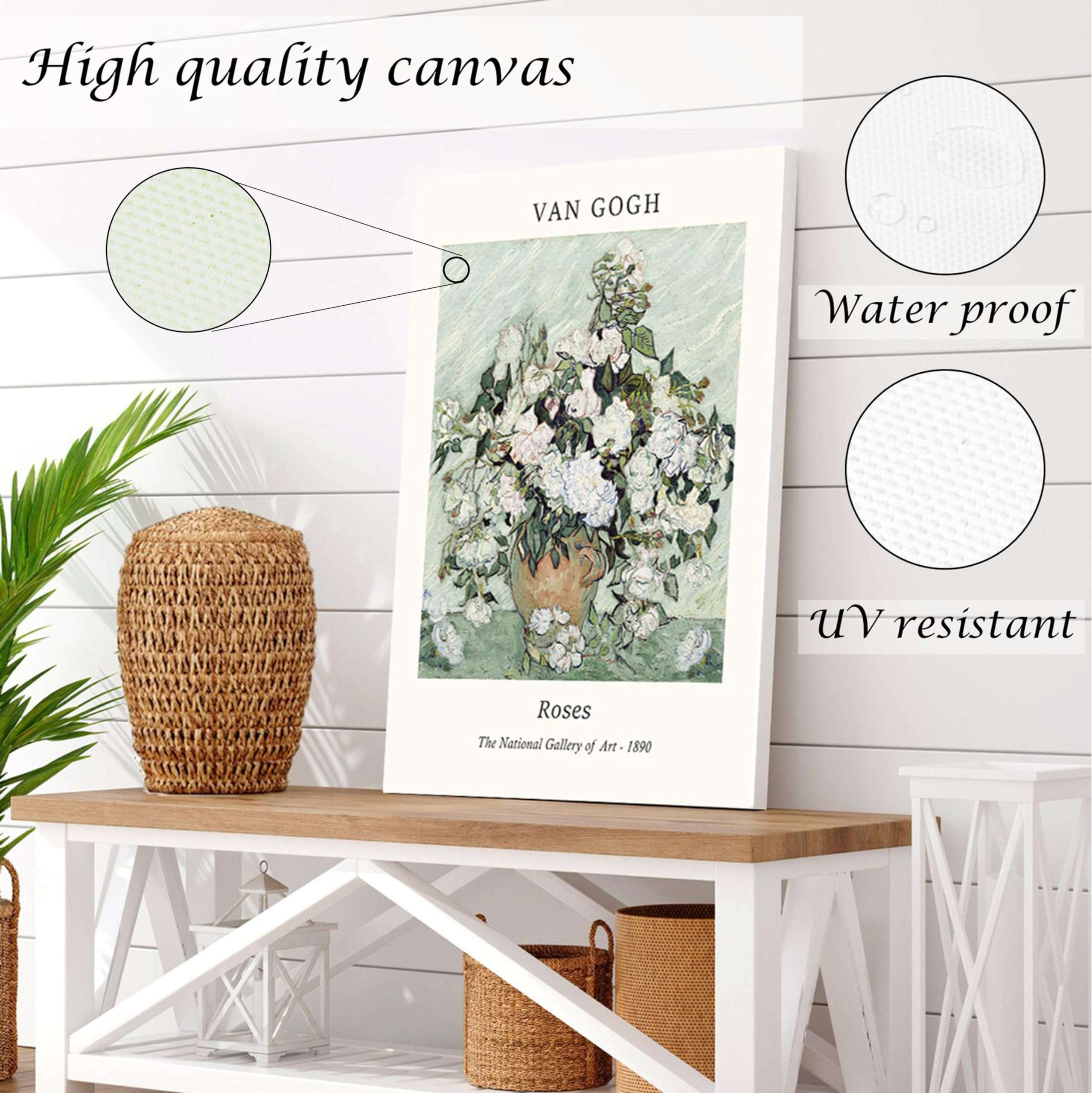Induslyfe Framed Sage Green Vintage Wall Art Canvas Decor Set of 3, Matisse Wall Art Prints Posters Mid Century Modern Art, Aesthetic Floral Botanical wall art for bedroom, living room, bathroom 12x16 - Image 4