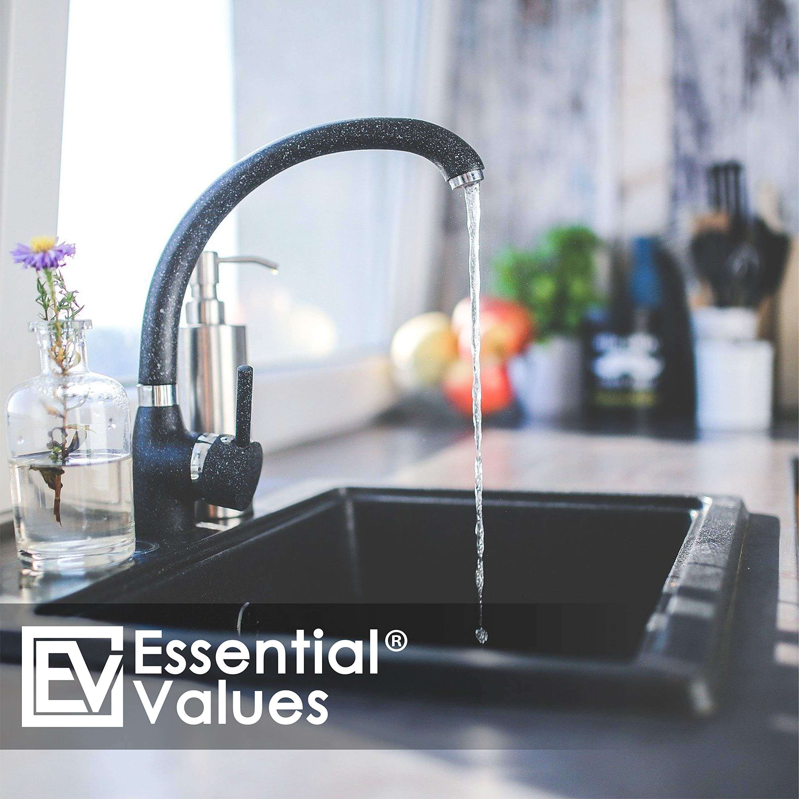 Essential Values Garbage Disposal Stopper - Rubber Sink Stopper - Drain Plug Kitchen Sink - Black Plastic Cover Cap Compatible with Kohler Insinkerator Waste King & Others - Image 5