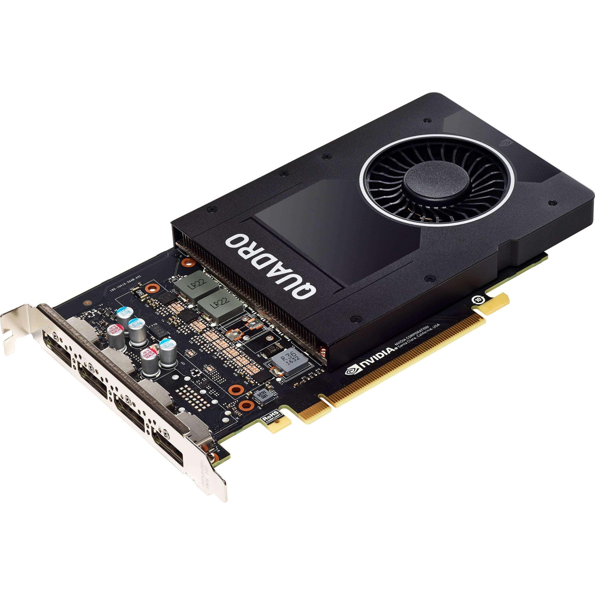 PNY Nvidia Quadro P2000 5GB DDR5 160 BIT 4X DP Graphics Card - Image 1