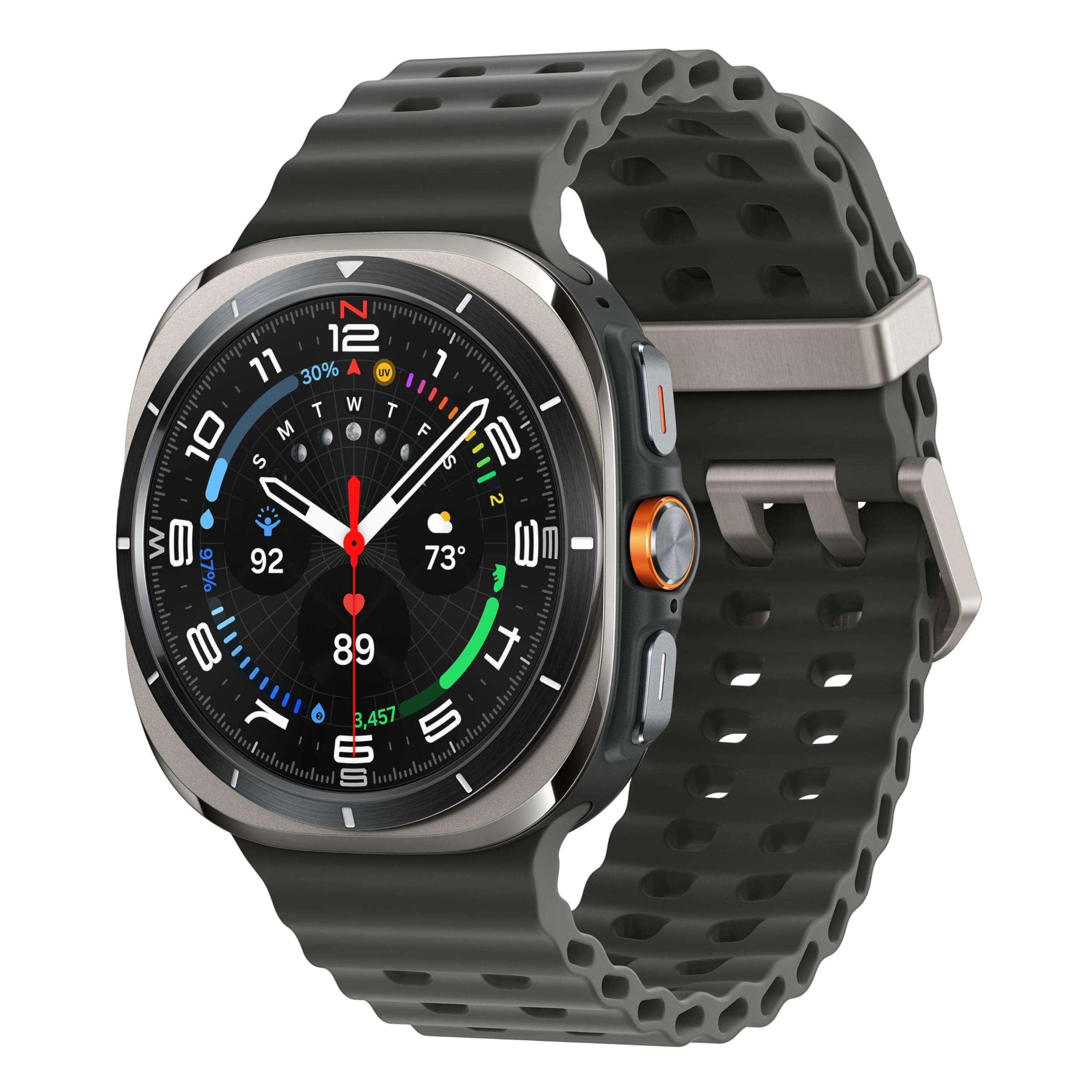 Samsung Galaxy Watch Ultra (2024) 47mm LTE AI Smartwatch w/Energy Score, Wellness Tips, Heart Rate Tracking, Sleep Monitor, Fitness Tracker, GPS,Titanium Silver [US Version, 1Yr Manufacturer Warranty] - Image 1