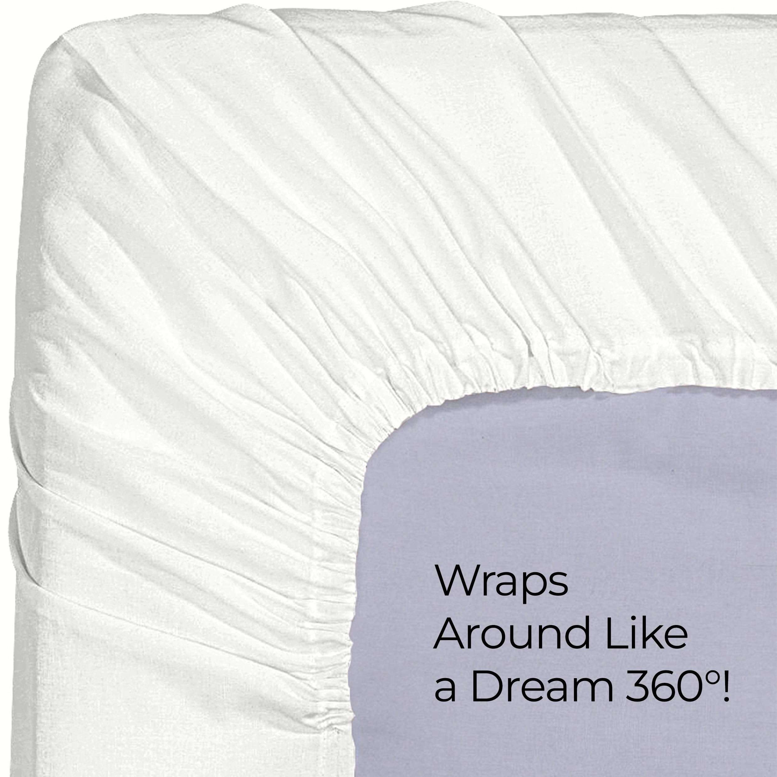 Utopia Bedding Queen Fitted Sheet - Bottom Sheet - Deep Pocket - Soft Microfiber - Shrinkage and Fade Resistant - Easy Care -1 Fitted Sheet Only (White) - Image 6