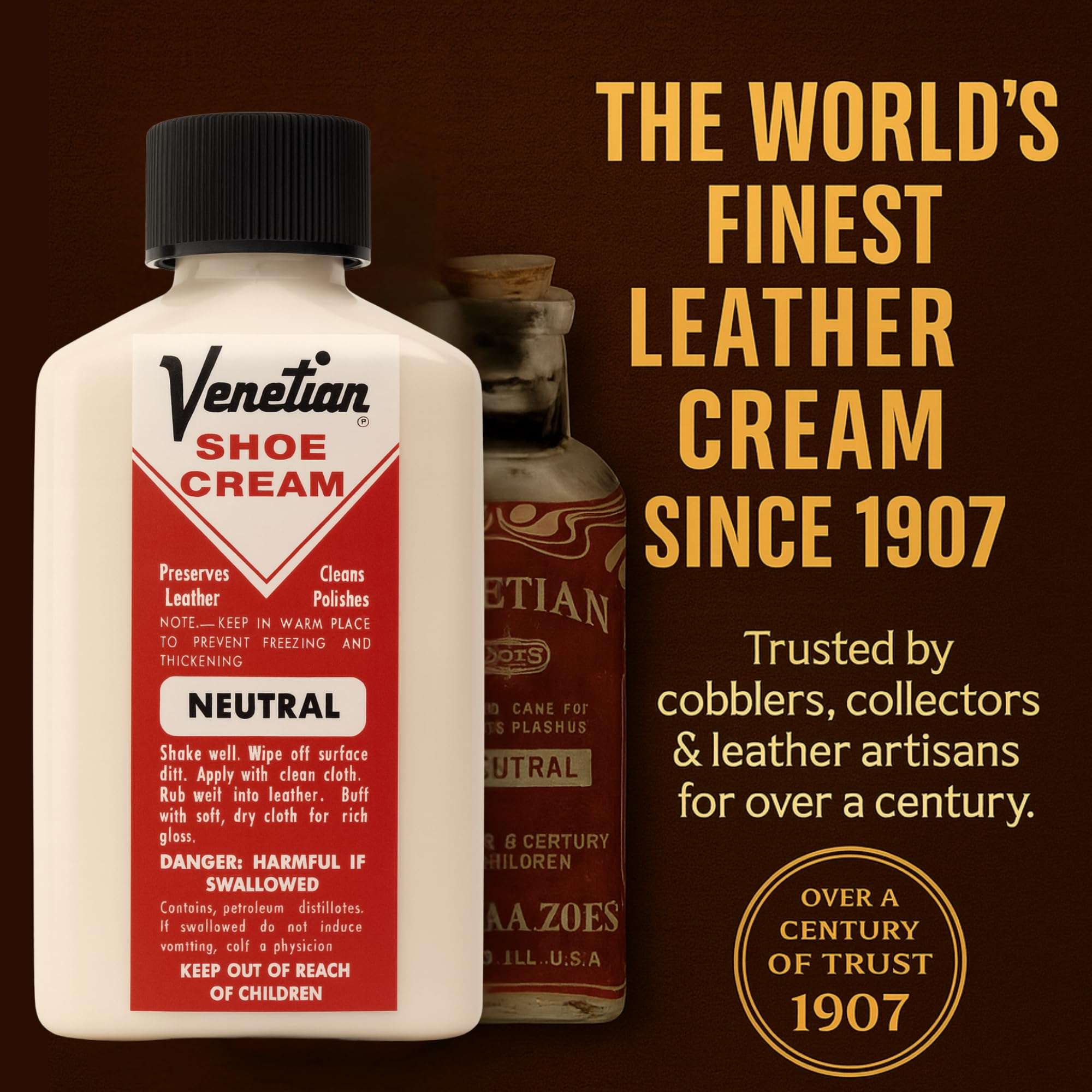 Venetian Shoe Cream, 3 Ounces, Neutral - Image 2