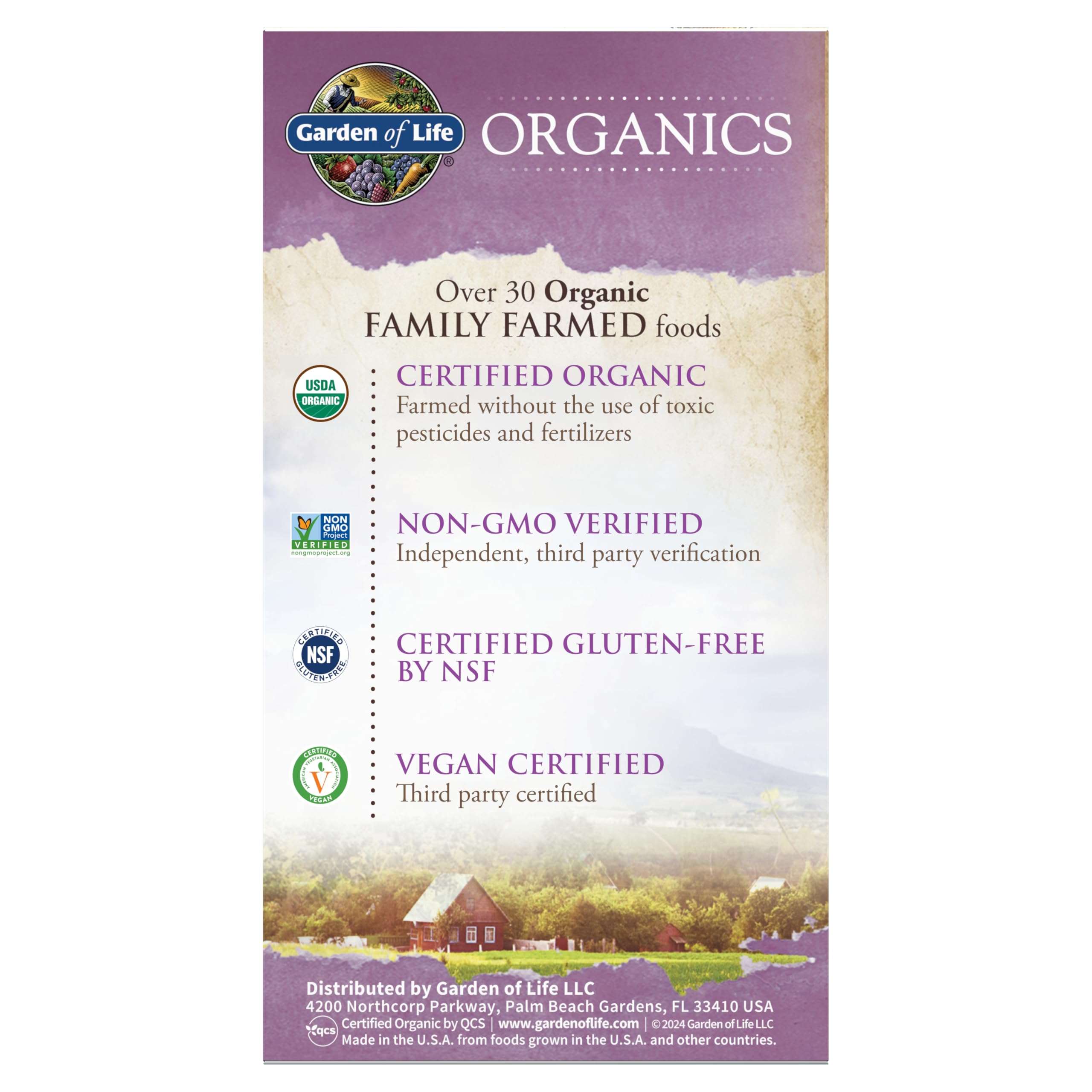 Garden of Life Organics Multivitamin for Women - Women's Once Daily Multi - Whole Food Multi with Iron, Biotin, Vegan Organic Womens Multivitamin for Health, Energy Hair Skin and Nails, 30 Tablets - Image 9