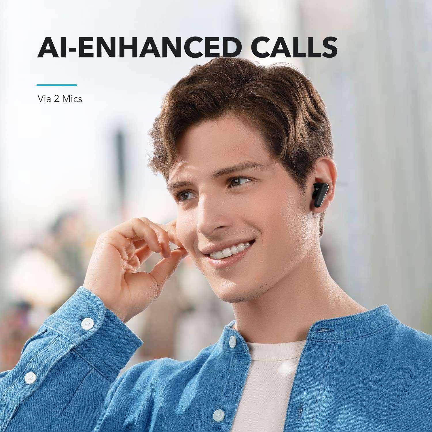 Soundcore by Anker P20i True Wireless Earbuds, 10mm Drivers with Big Bass, Bluetooth 5.3, 30H Long Playtime, Water-Resistant, 2 Mics for AI Clear Calls, 22 Preset EQs, Customization via App - Image 6