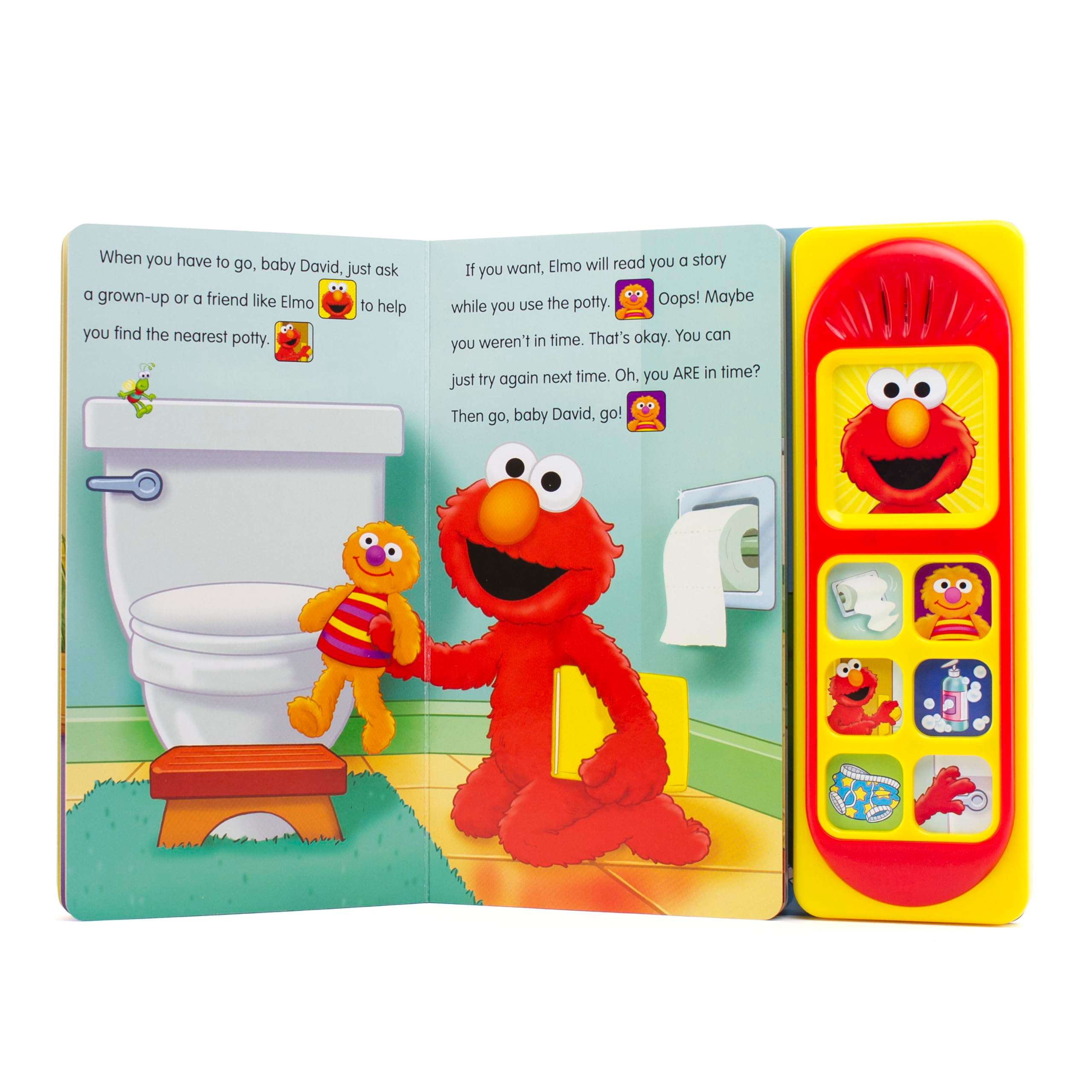 Sesame Street - Potty Time with Elmo - Potty Training Sound Book - PI Kids - Image 4