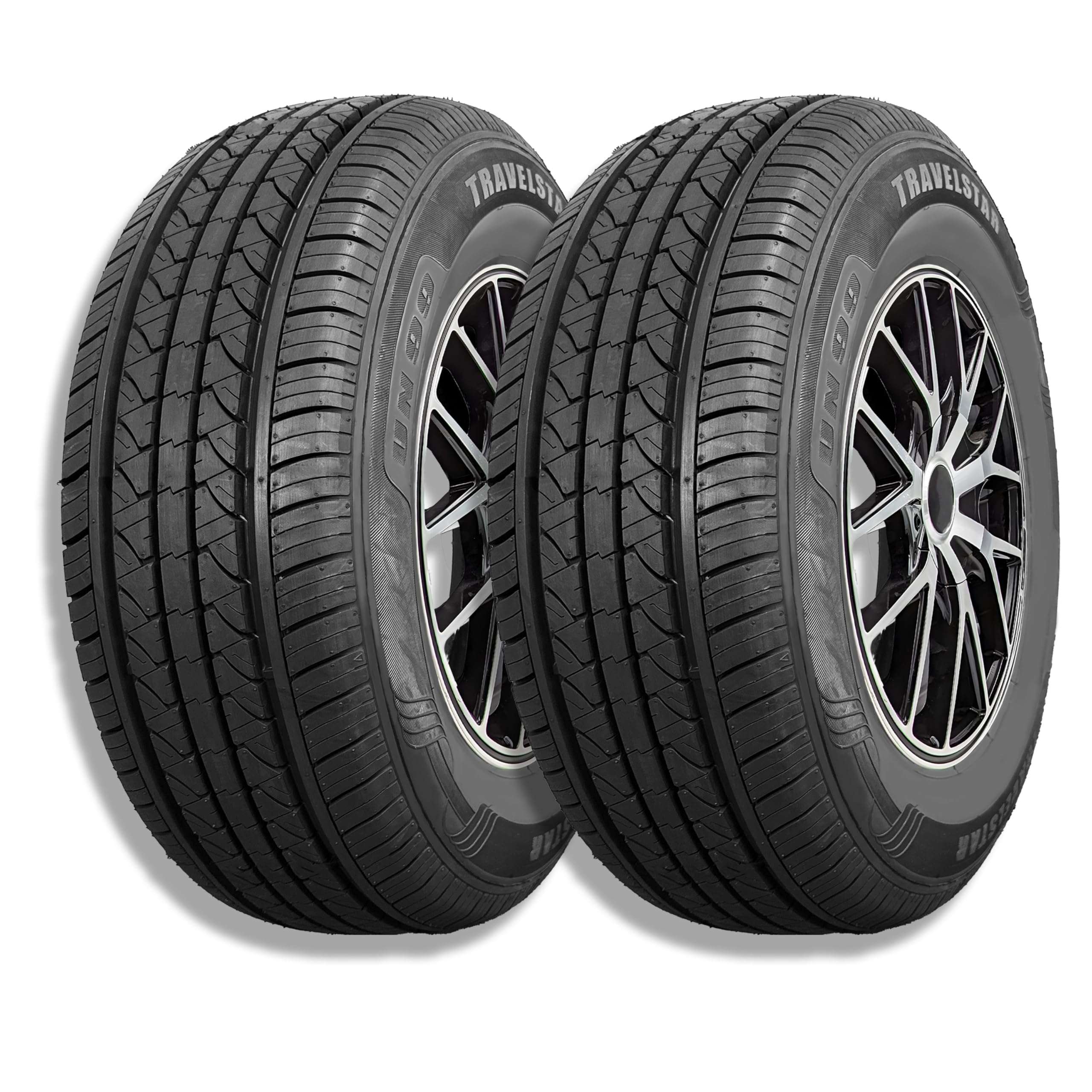 Set of 2 (Two) Travelstar UN99 All Season 225/65R17 102H All Season Radial Passenger Car Tire 225/65/17 - Includes Road Hazard Warranty (Tire Only) - Image 1