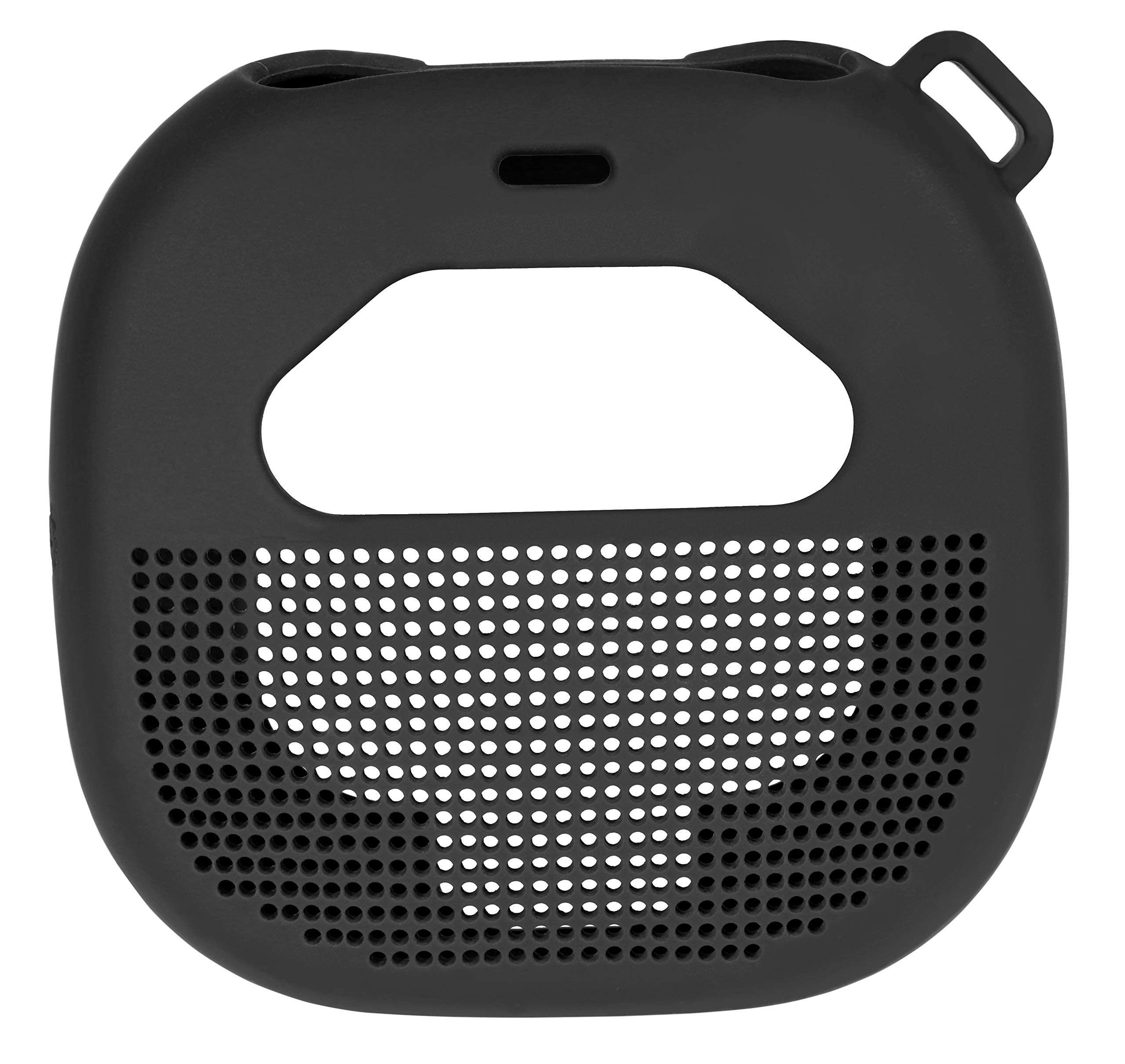 Bose SoundLink Micro Silicone Cover Sleeve for Portable Speaker | Customized Design Skin | Giving All 6 Directions Protection | Best Matching in Shape and Color | Black - Image 3