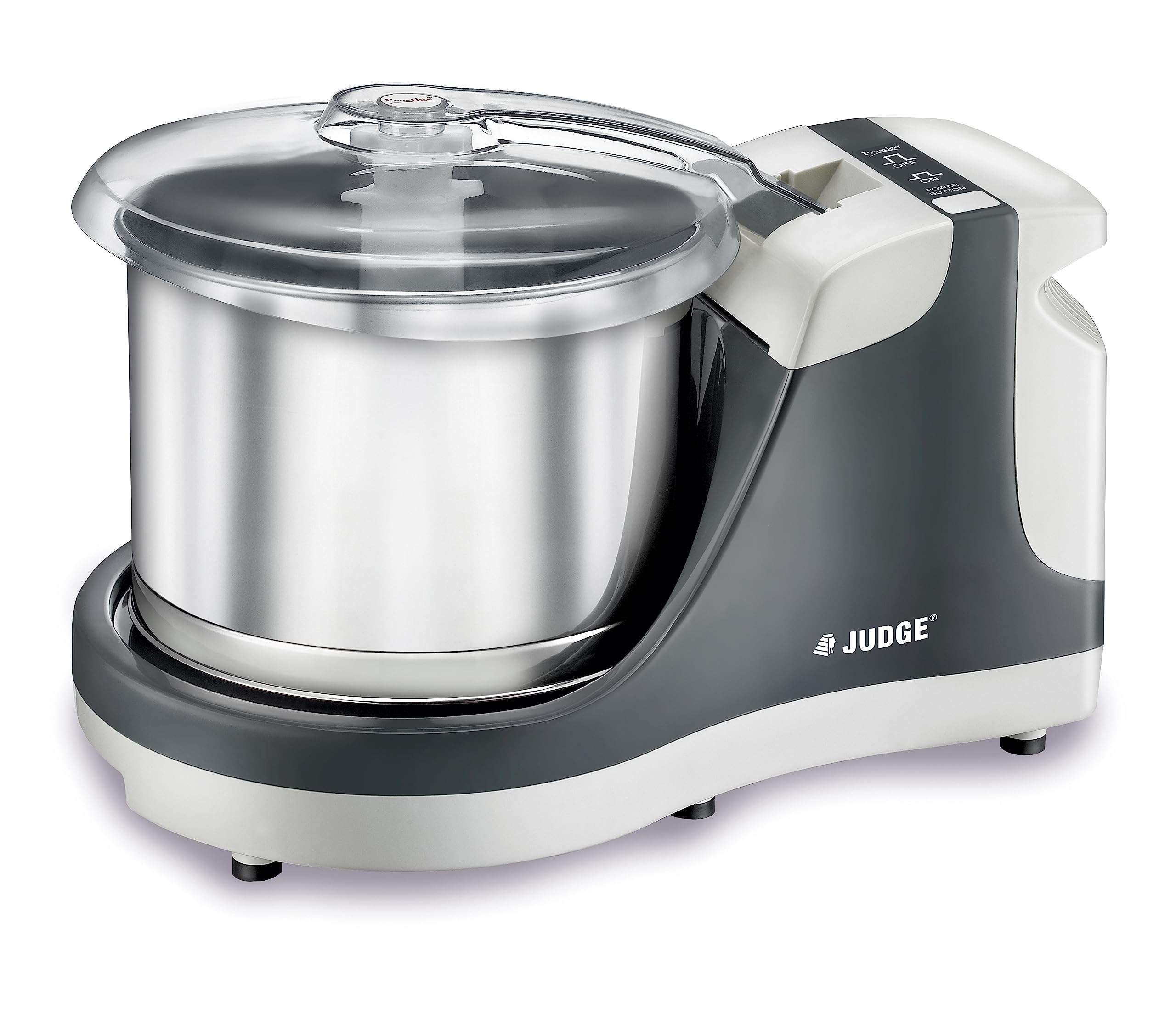 Judge By Prestige Table Top 2 Liter Wet Grinder with Coconut Scraper and Atta Kneader Attachments [110 Volts, 200 Watts] - Image 1