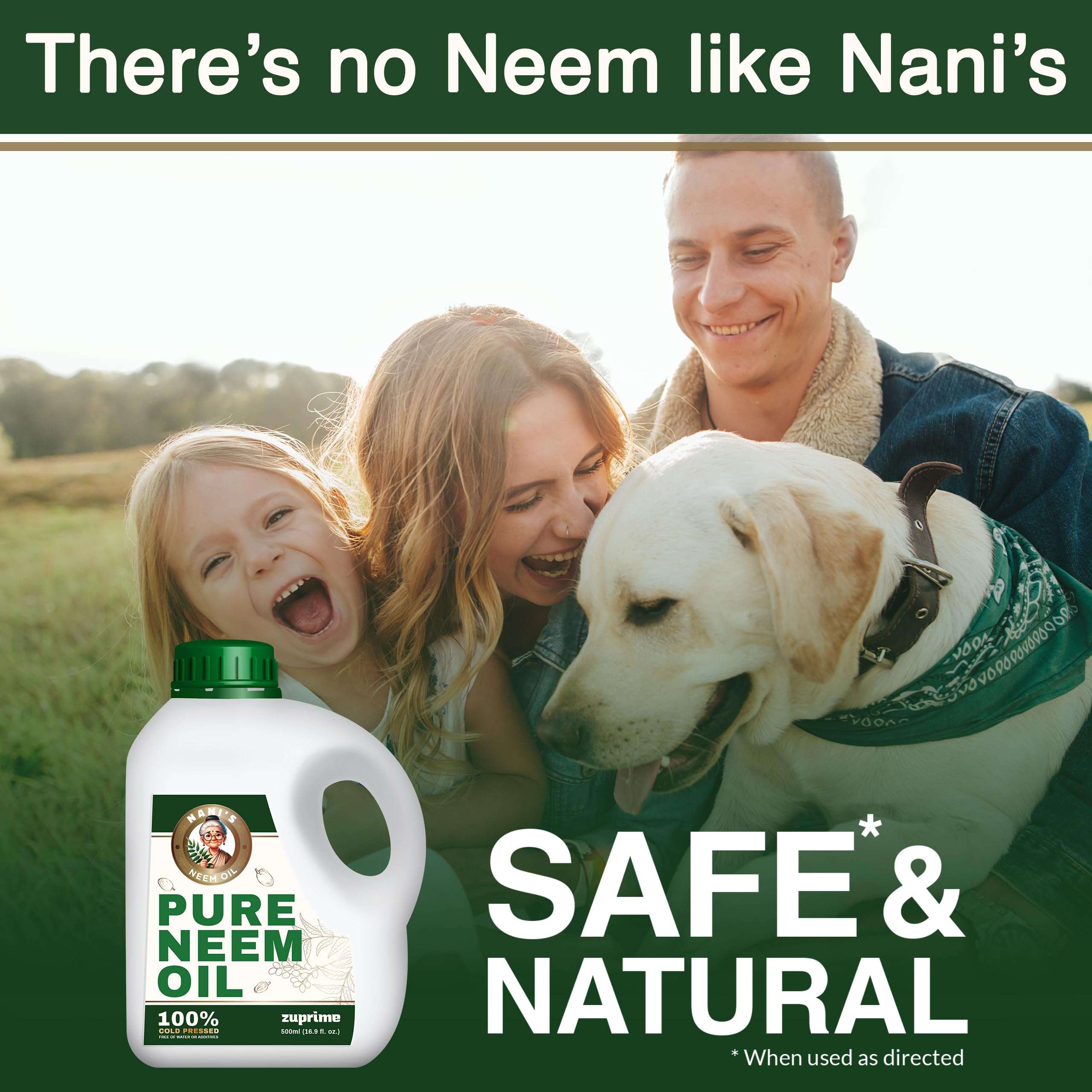 Nani's Pure Neem Oil for Plants Concentrate - Dilute for Use as Organic Neem Oil Spray for Plants, Outdoor & Indoor Use - 100% Cold Pressed - Horticultural Enhanced Plant Health & Shine Need (17 oz) - Image 6
