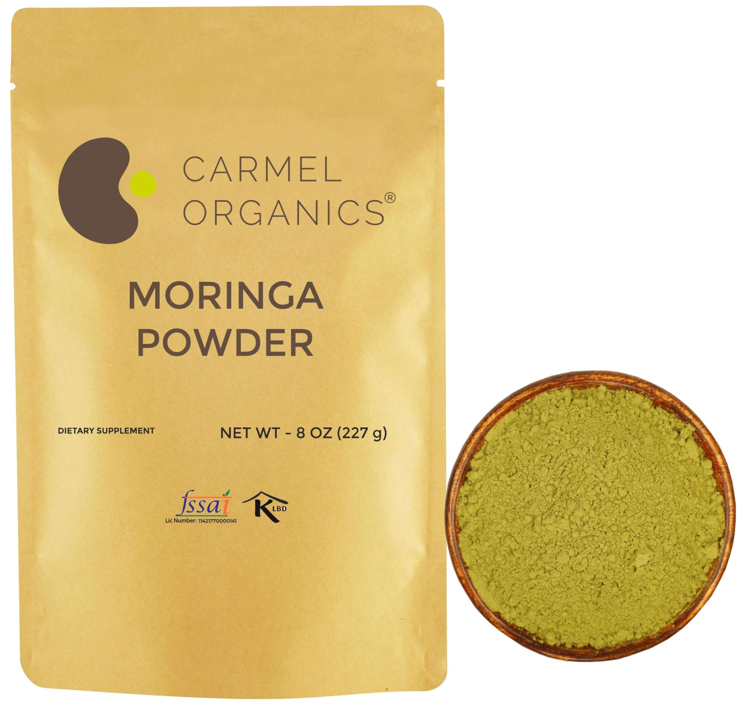 Moringa Leaves Powder (8 Ounce) | Non GMO | Super Food for Smoothies and Drinks | Natural | No Added Preservative or Additive | Moringa Oleifera Powder - Image 1