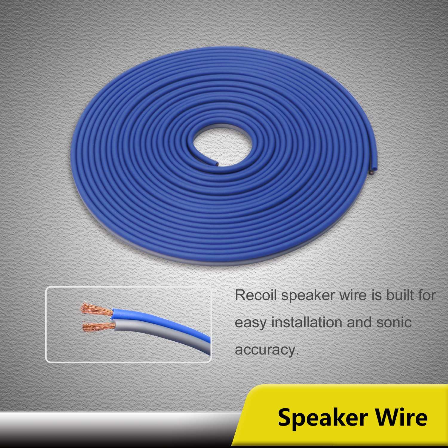 Recoil RCK0D True 1/0 Gauge Car Audio Dual Amplifiers CCA Wiring Installation Kits with OFC RCA Cable - Image 7