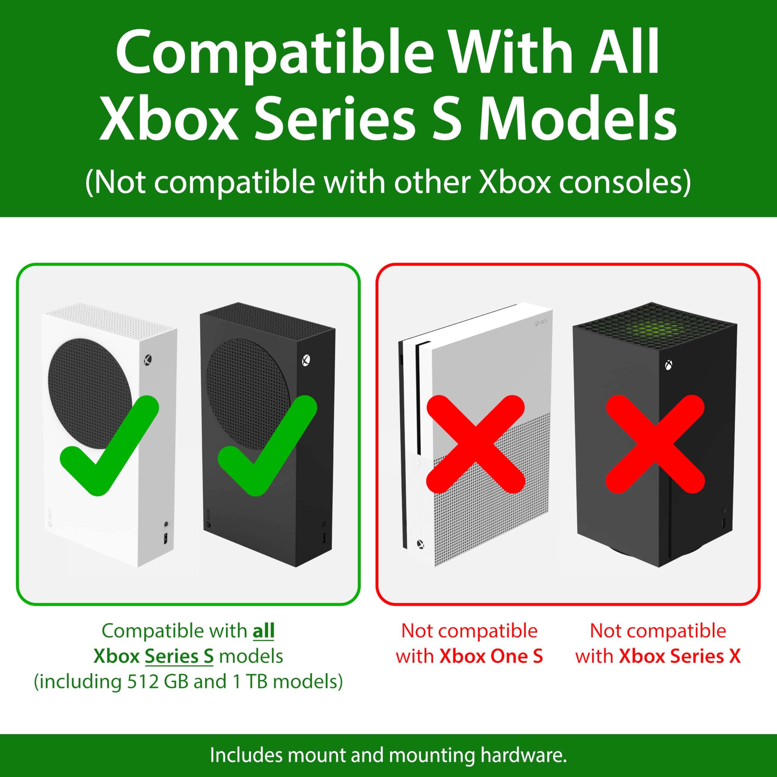 TotalMount – Wall Mount for Xbox Series S – Holds Xbox Series S on a Wall by Your TV (White Mount) - Image 5