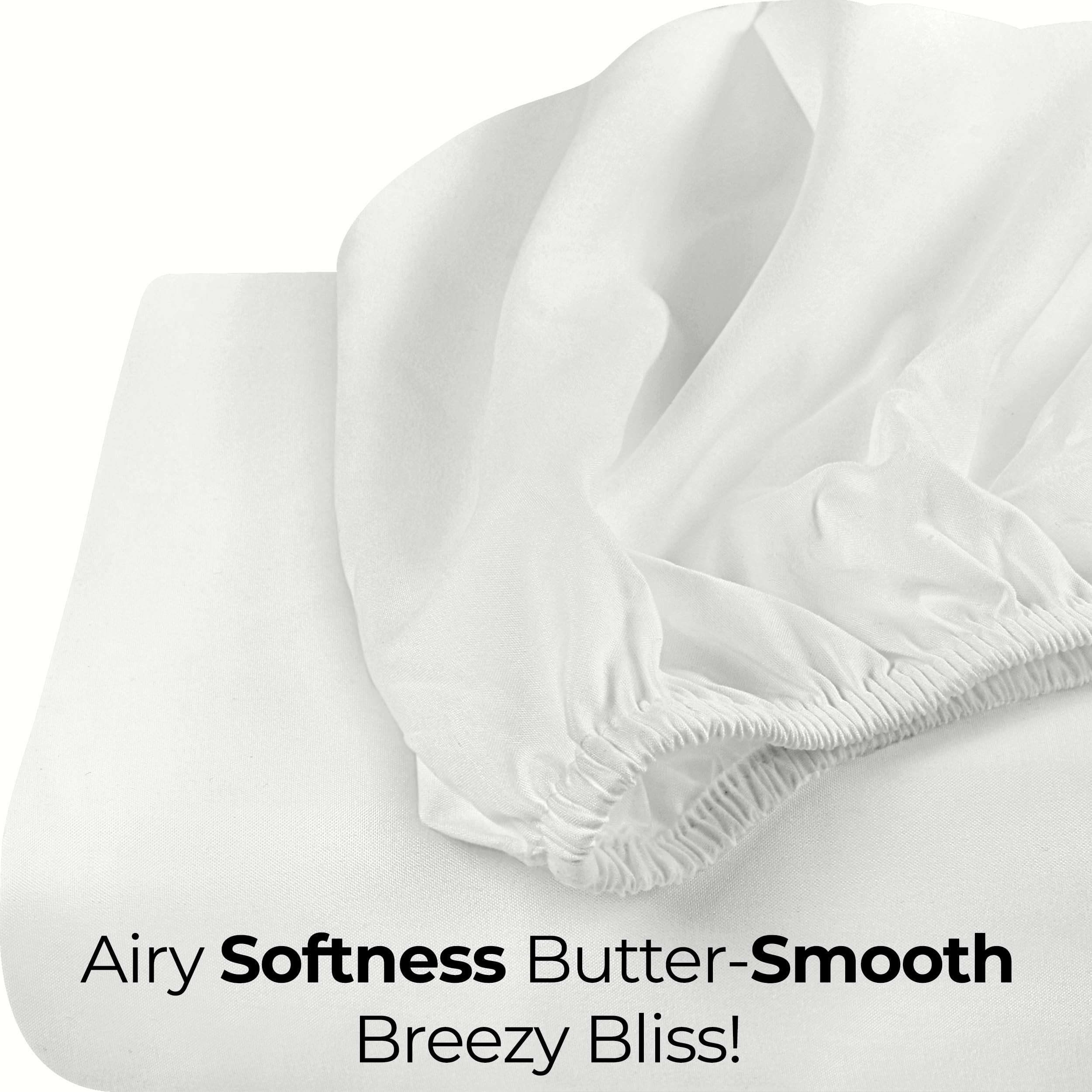 Utopia Bedding Queen Fitted Sheet - Bottom Sheet - Deep Pocket - Soft Microfiber - Shrinkage and Fade Resistant - Easy Care -1 Fitted Sheet Only (White) - Image 7