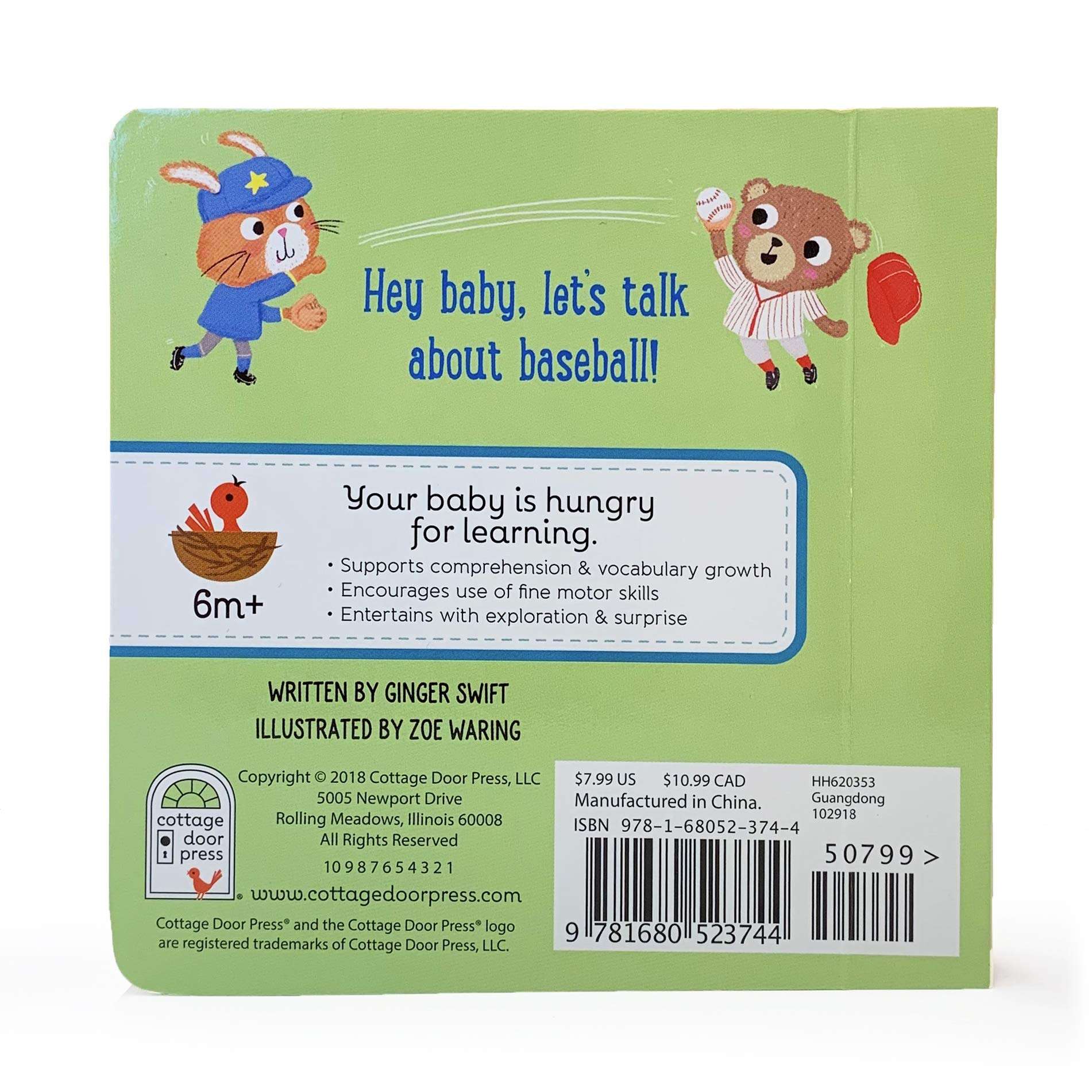 Let's Play Baseball! A Lift-a-Flap Board Book for Babies and Toddlers - Image 12