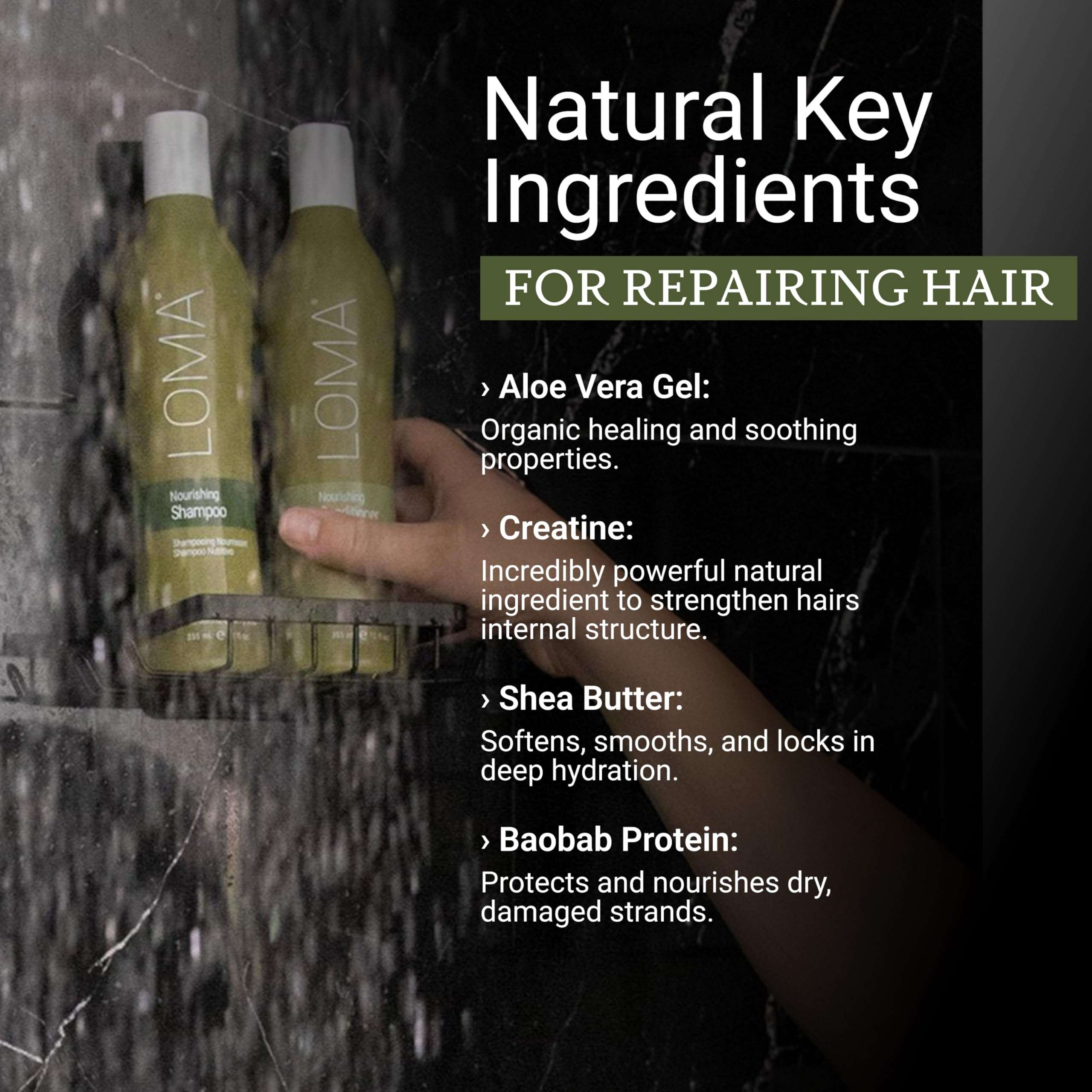 Loma Hair Care Nourishing Shampoo & Conditioner Duo - Image 2
