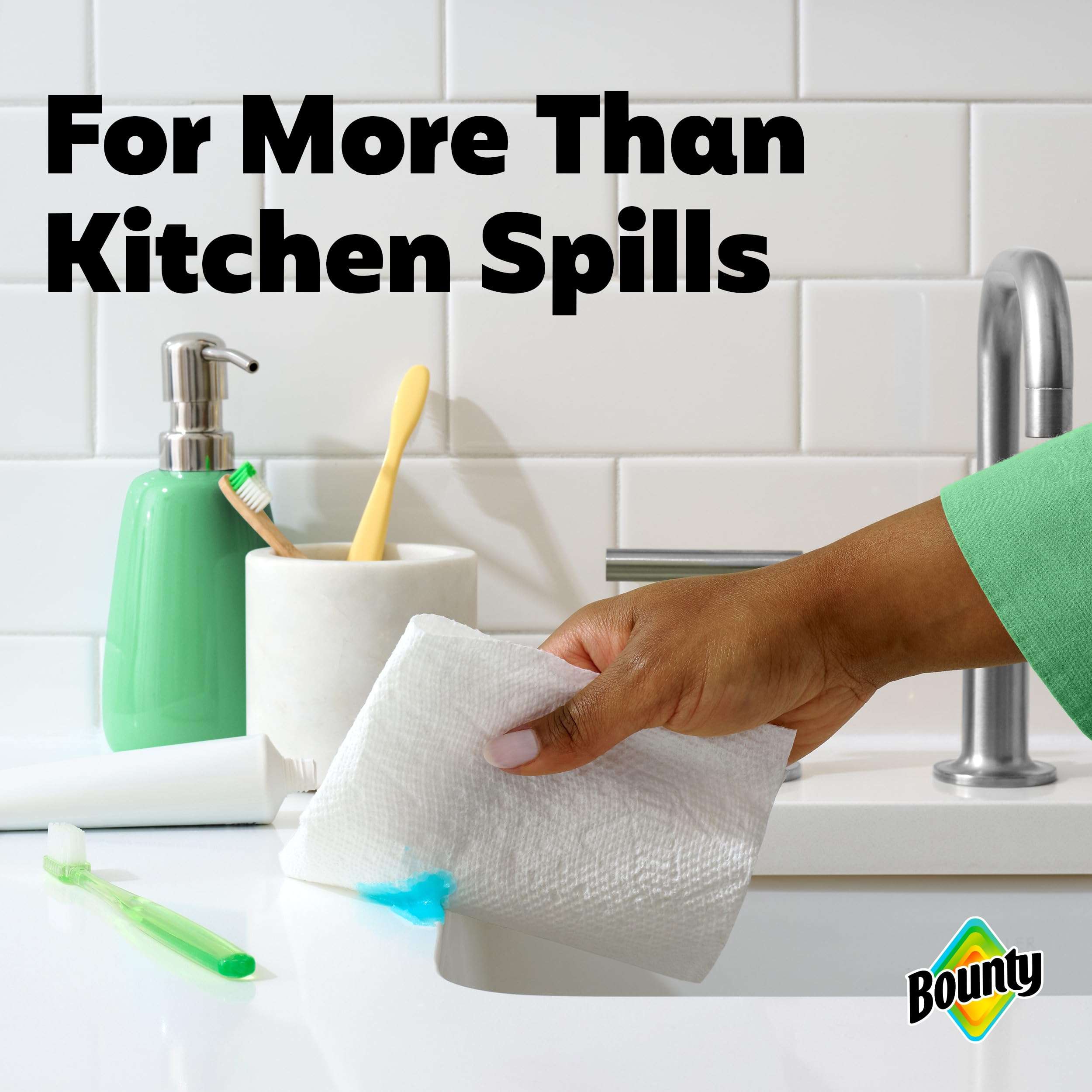 Bounty Select-A-Size Paper Towels, White, 2 Triple Rolls = 6 Regular Rolls - Image 10