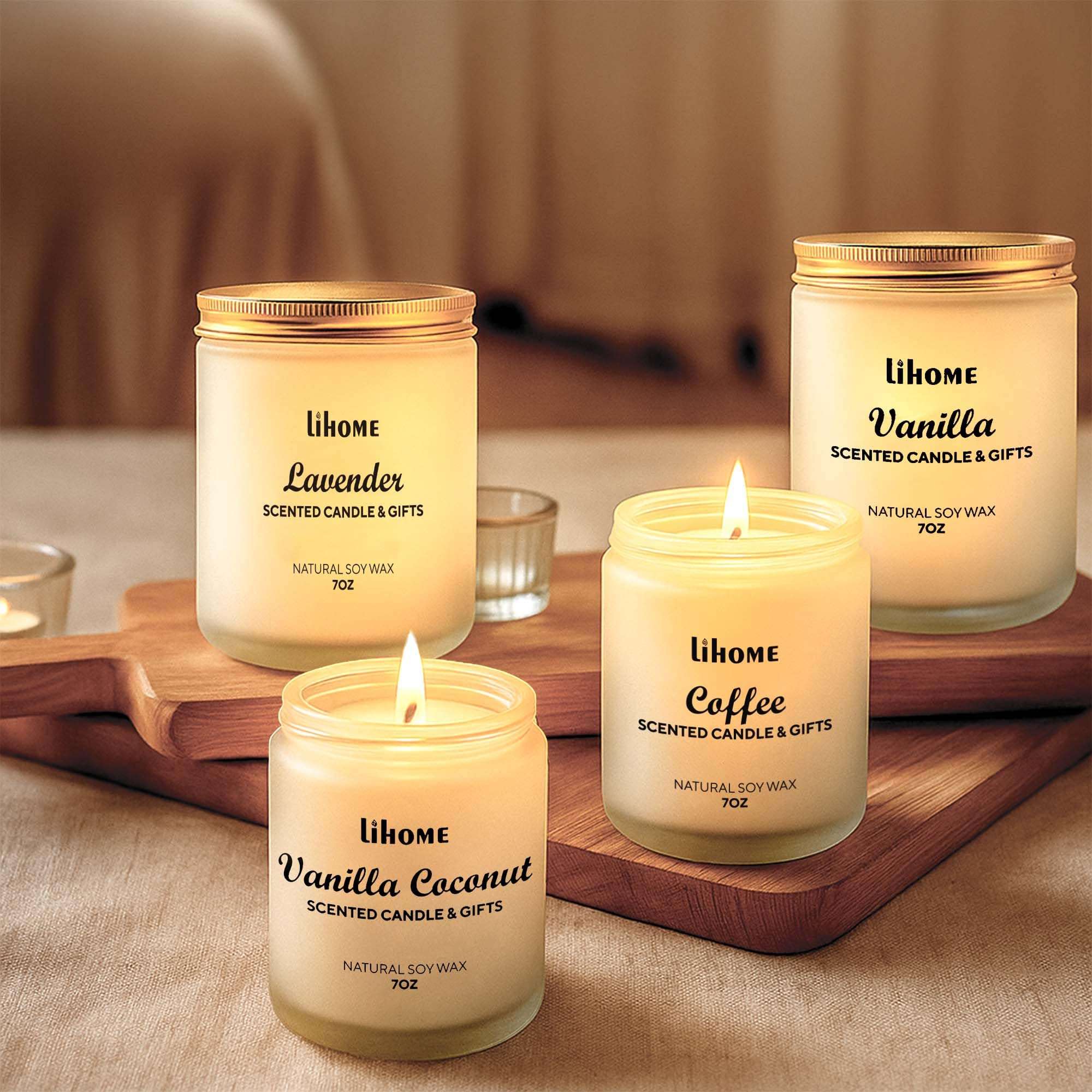 Candles Gifts for Women - Natural Soy Wax Candle for Home Scented Perfect for Christmas, Birthday, Mother's Day, Vanilla Coconut Candles - Image 7