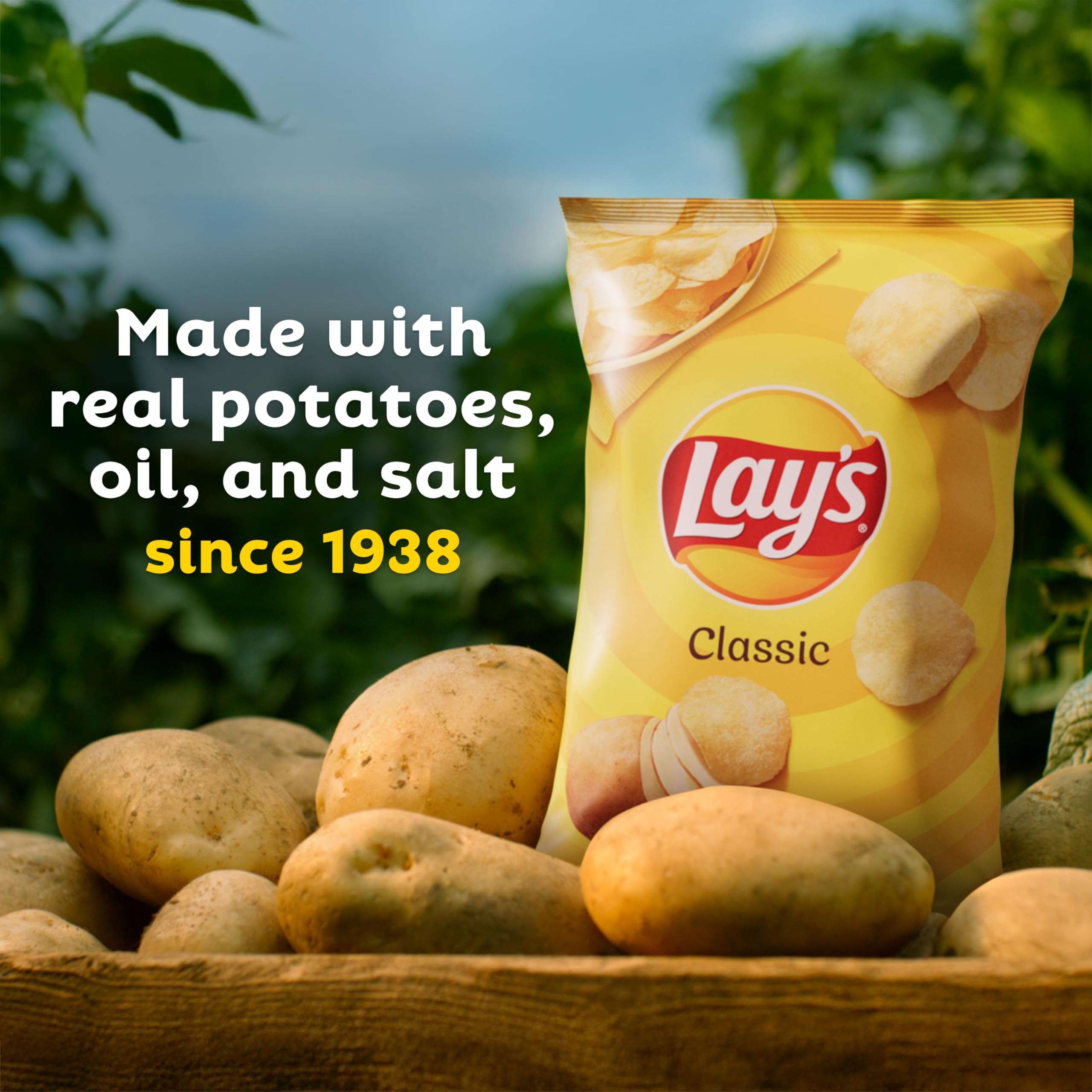 Lay's Potato Chips, 4 Flavor Variety Pack, 1 oz Single Serve Bags, (40 Pack) - Image 7