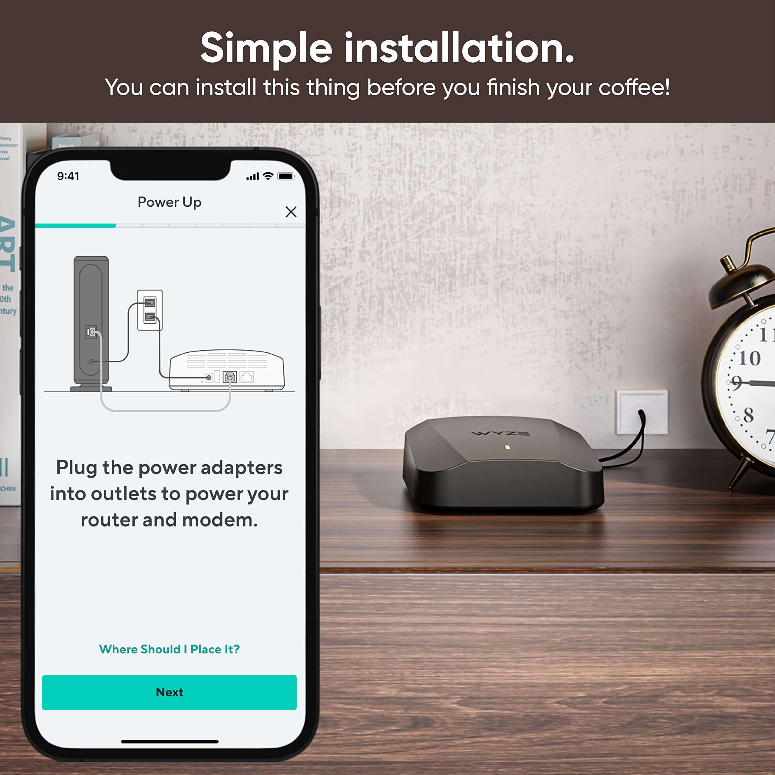 Wyze AXE5400 Tri-Band Wi-Fi 6E Mesh Router Pro, Covers up to 4000 Sq. Ft, 150+ Devices, Replaces Legacy Routers for Whole Home Coverage, Supports Wired Backhaul, 1x1 Gbps & 2x1 Gbps Ports - 2 Pack - Image 4