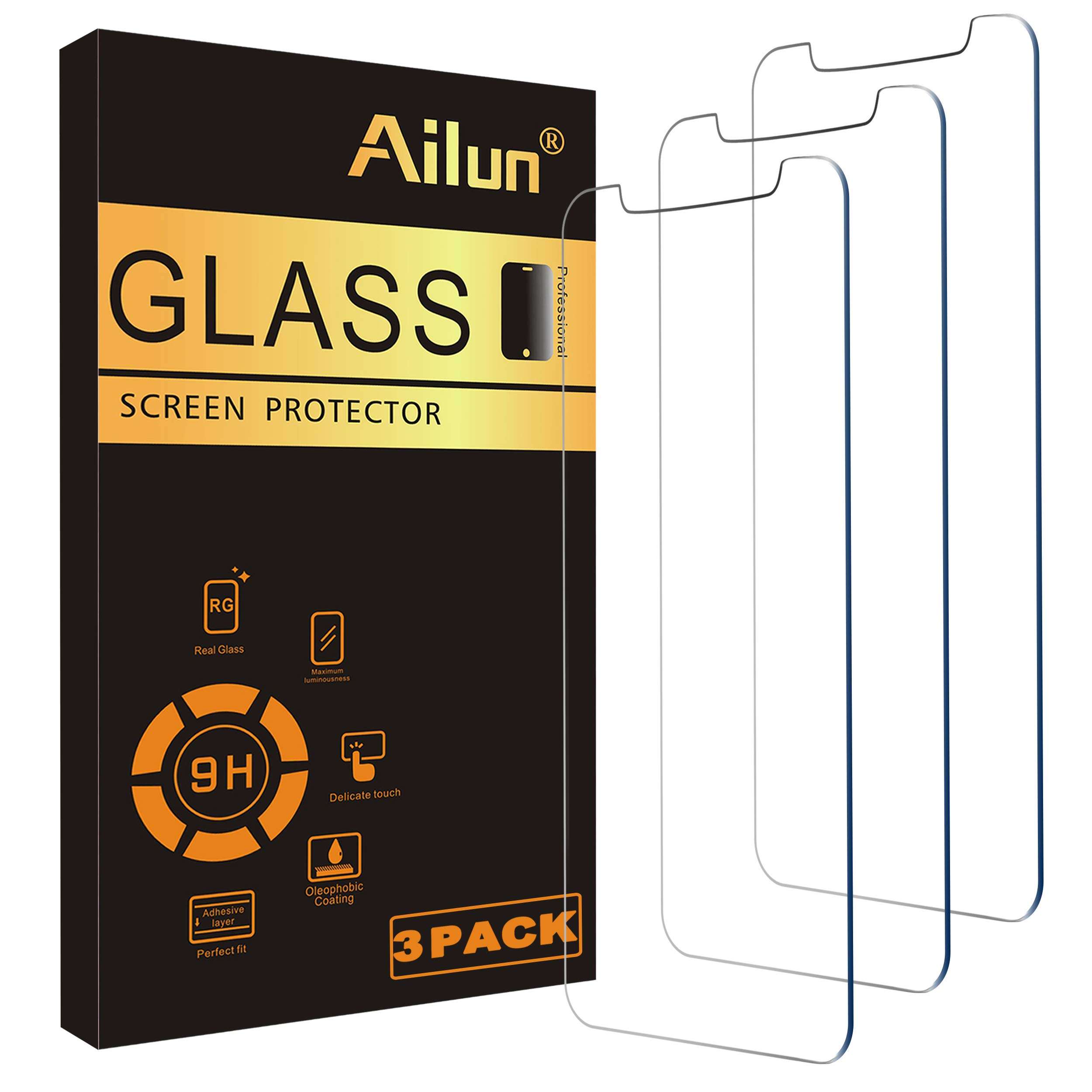 Ailun Screen Protector Compatible for iPhone 11 / iPhone XR [6.1 Inch], 3 Pack Case Friendly Tempered Glass - Image 1