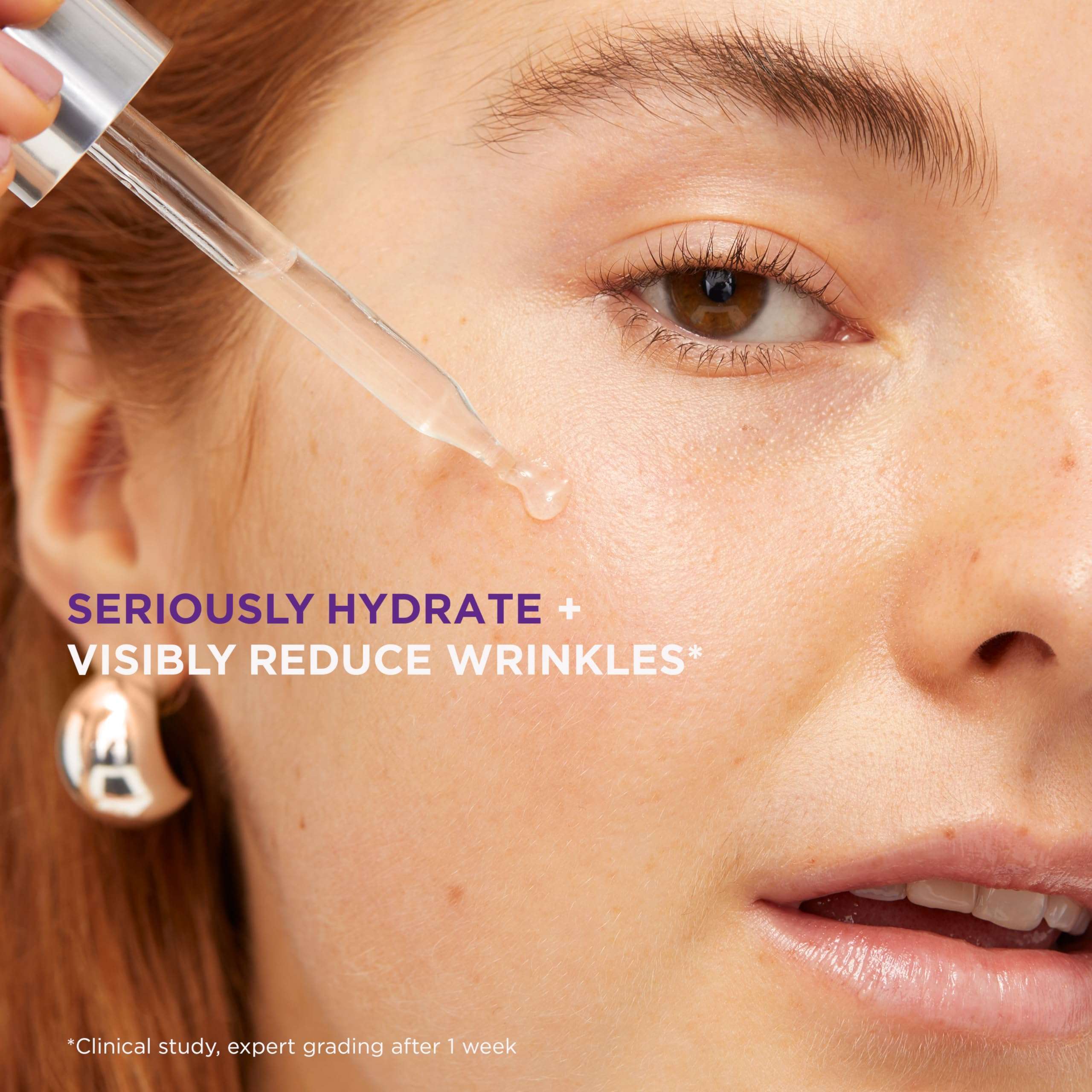L'Oreal Paris Revitalift 1.5% Pure Hyaluronic Acid Serum for Face, Anti Aging Serum to Hydrate Skin & Reduce Wrinkles, Fragrance Free Skin Care for All Skin Types, 1 Oz - Image 5
