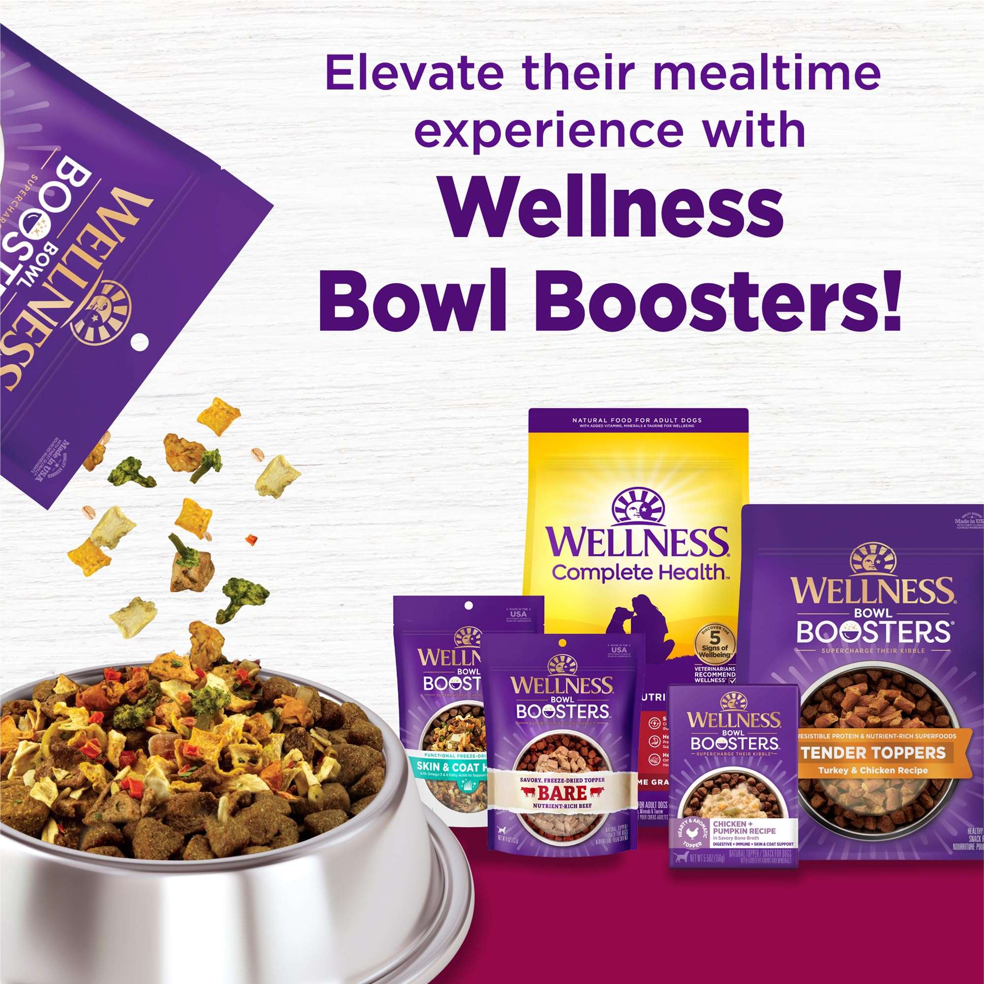 Wellness Complete Health Small Breed Dry Dog Food with Grains, Natural Ingredients, Made in USA with Real Turkey, For Dogs Up to 25 lbs, (Adult, Turkey & Oatmeal, 4-Pound Bag) - Image 9