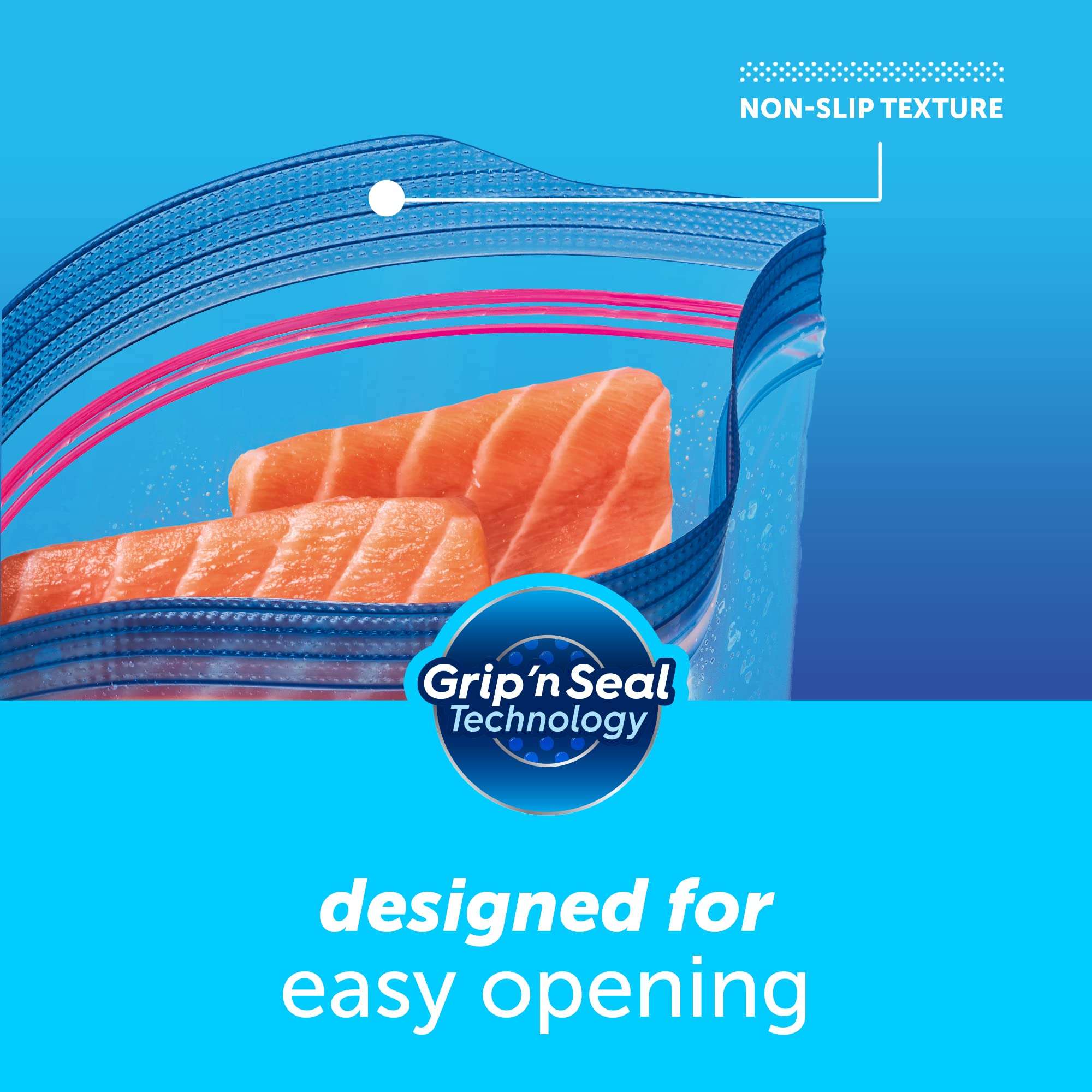 Ziploc Pint Food Storage Freezer Bags, Grip 'n Seal Technology for Easier Grip, Open, and Close, 20 Count - Image 9