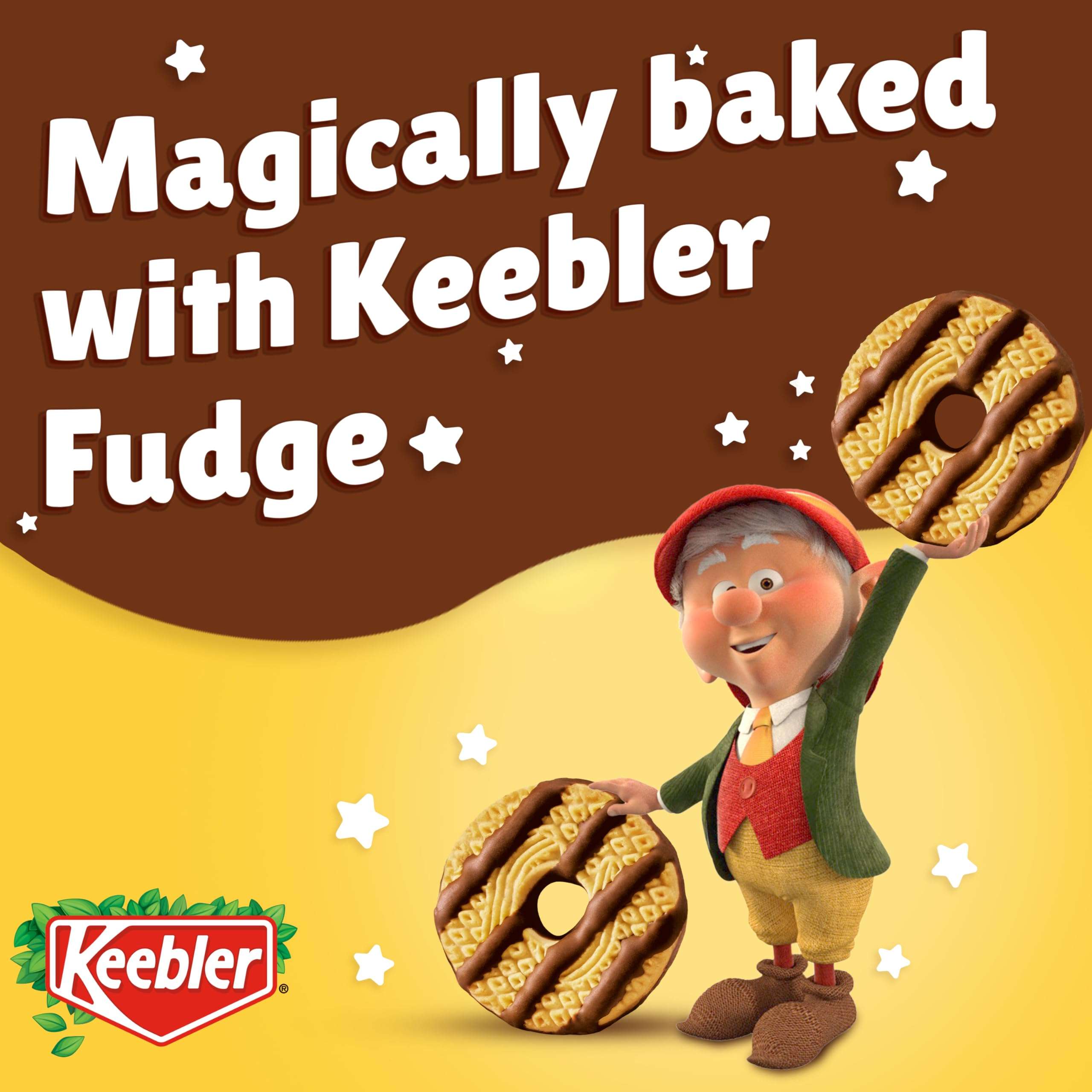 Keebler On-The-Go Fudge Stripes Cookies, 12 Count (Pack of 1) - Image 2