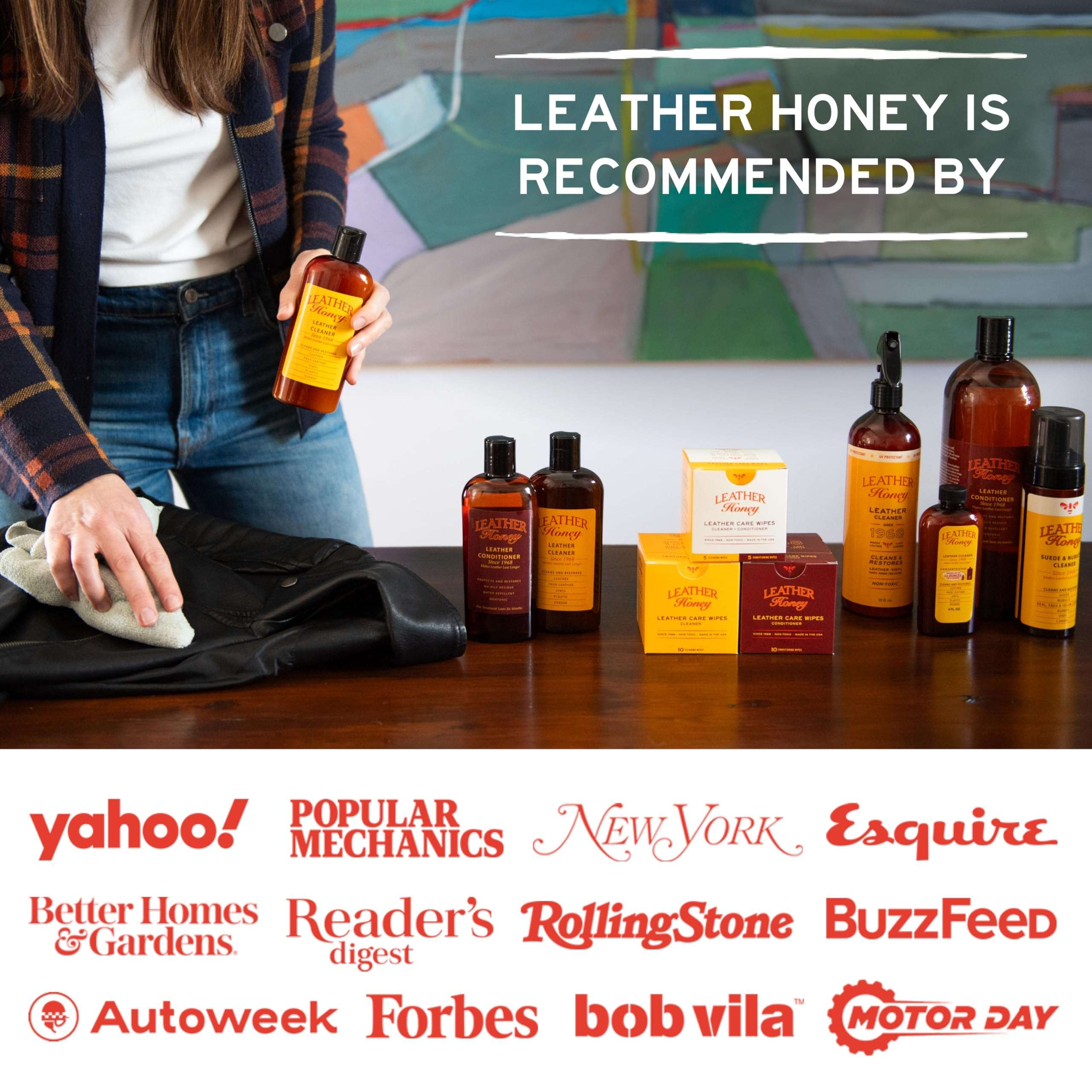 Leather Honey Suede Cleaner: Non-Toxic Suede & Nubuck Care, Made in the USA Since 1968. Clean and Restore Suede & Nubuck Shoes, Boots, Jackets, Uggs, Bags, Purses and More. Safe for Any Color & White - Image 6