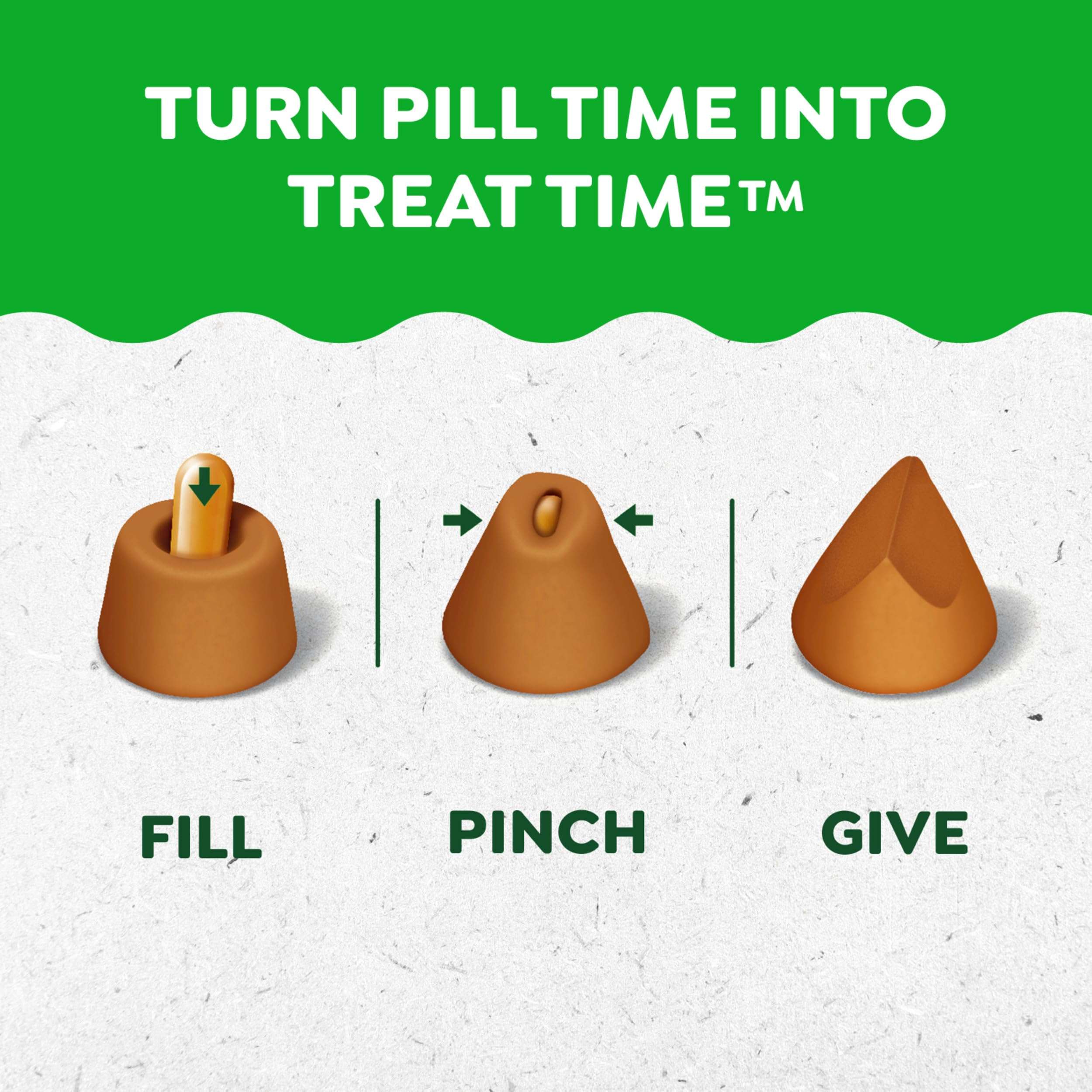 Greenies Pill Pockets for Dogs Large Size, Soft Dog Treats, Chicken Flavor, 15.8 oz. Pouch (60 Treats) - Image 3