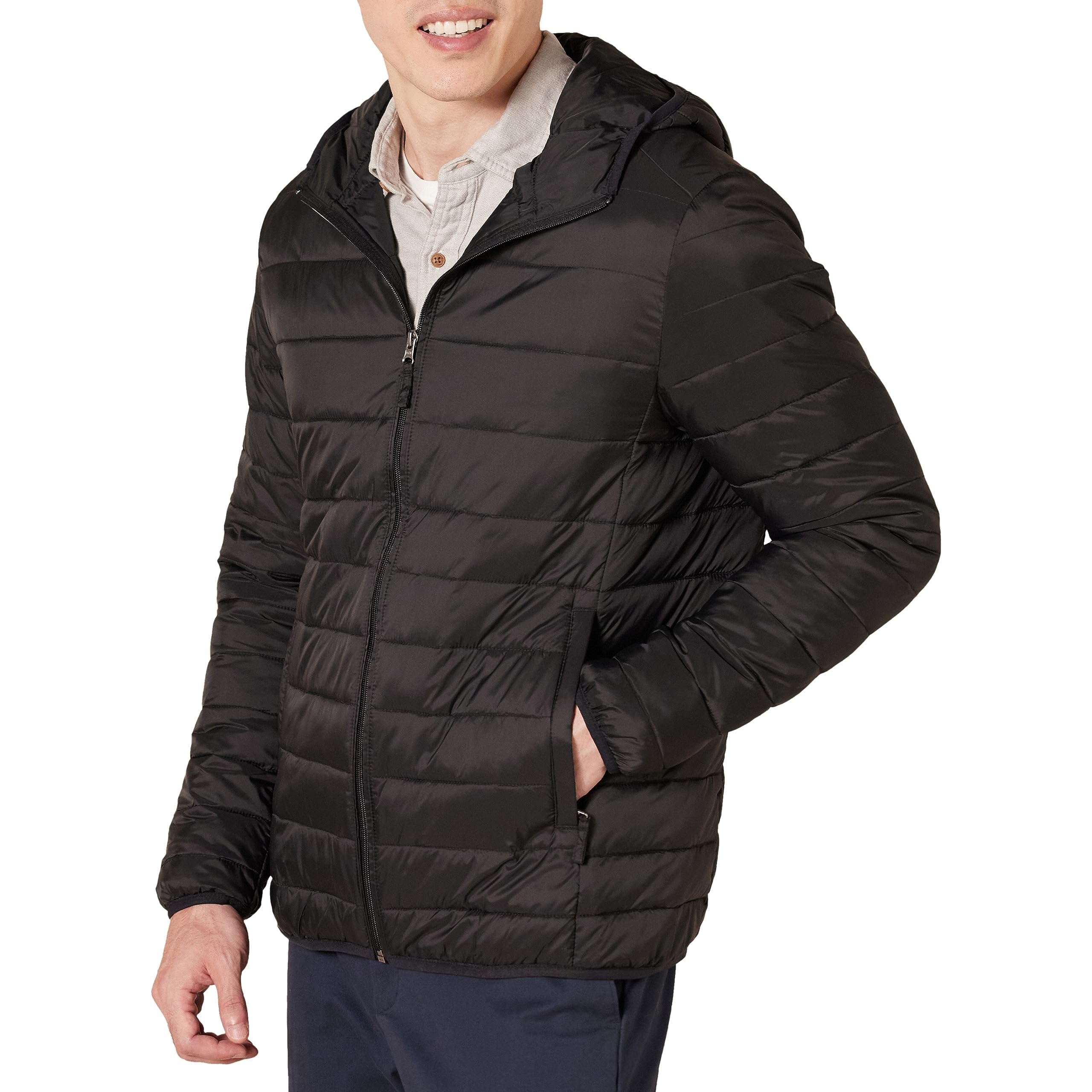 Amazon Essentials Men's Lightweight Water-Resistant Packable Hooded Puffer Jacket - Image 1